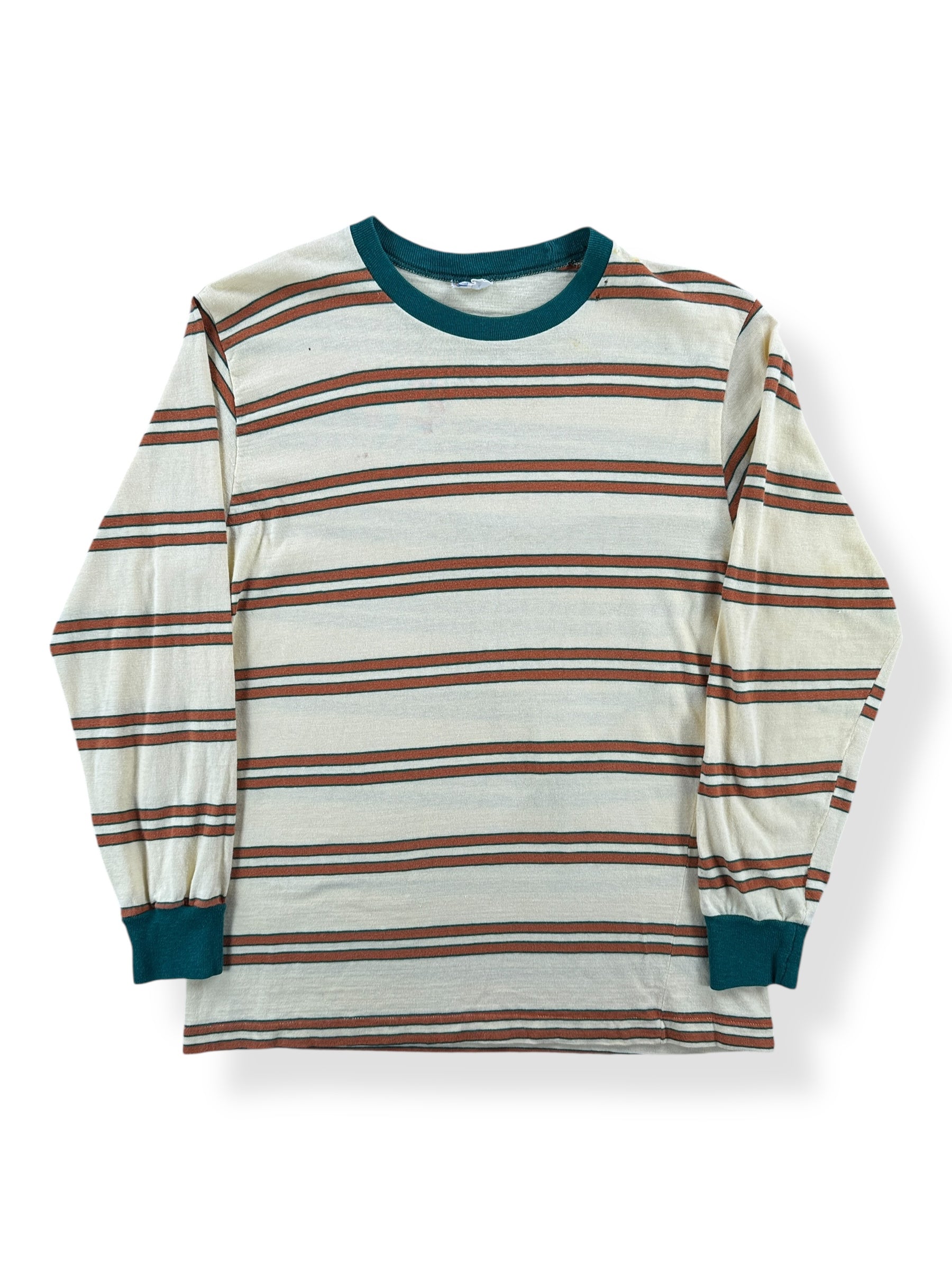 Front of Vintage Penney's Towncraft Striped Long Sleeve Tee SZ S