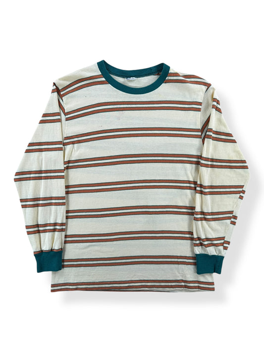 Front of Vintage Penney's Towncraft Striped Long Sleeve Tee SZ S