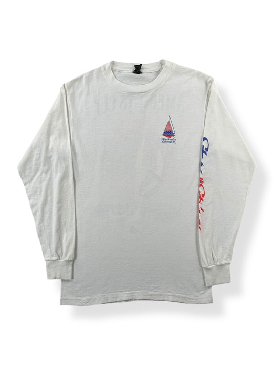 Front of Vintage '87 Americas Cup Longsleeve Tee SZ S