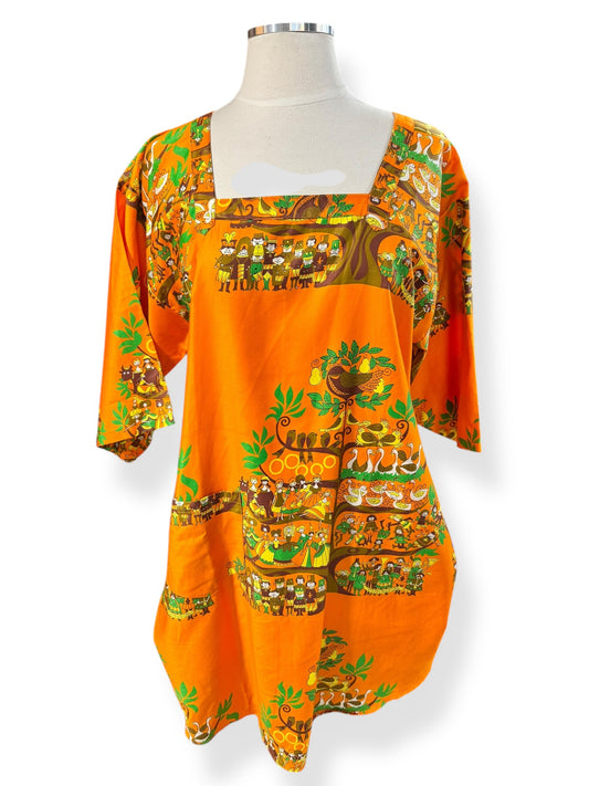 Front view of 1970s Design House Partridge Apron L