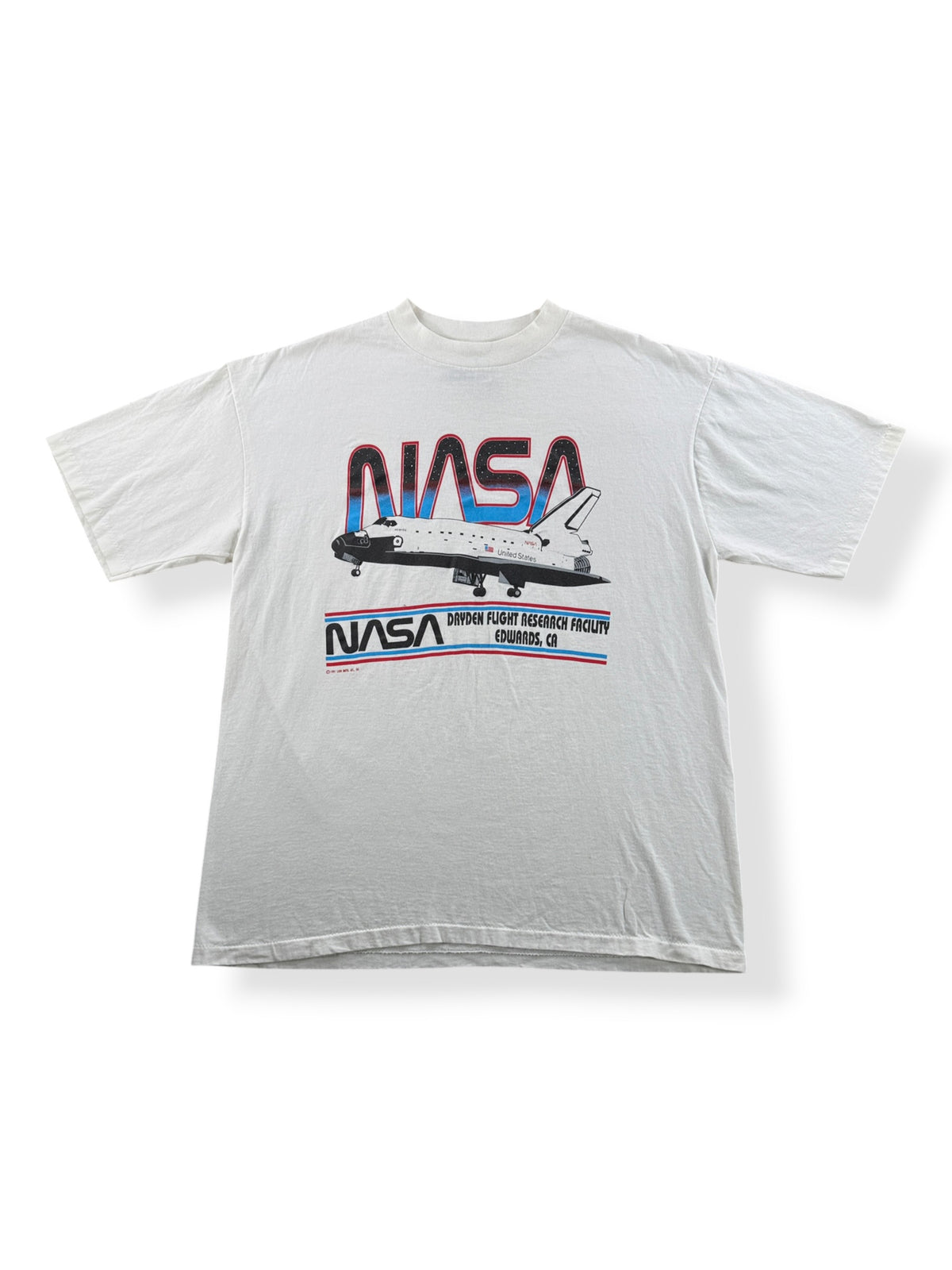 Front of Vintage NASA Dryden Tee SZ XL (Fits L)
