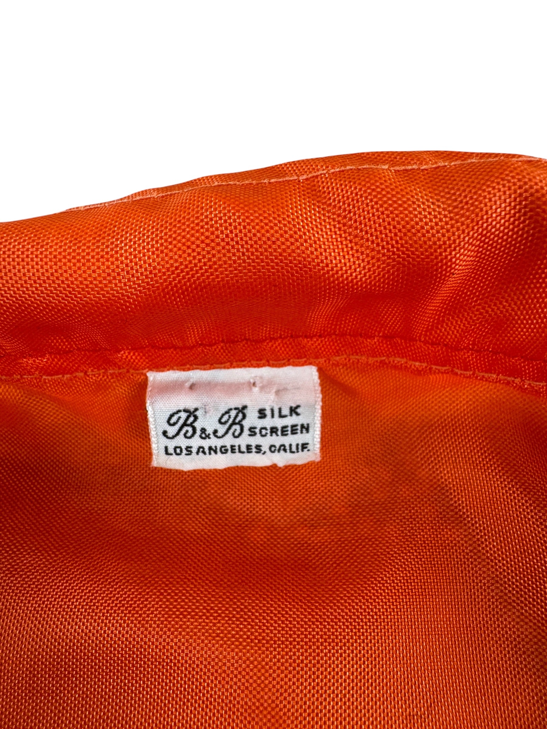 Tag on Vintage Flocked Windbreaker SZ M