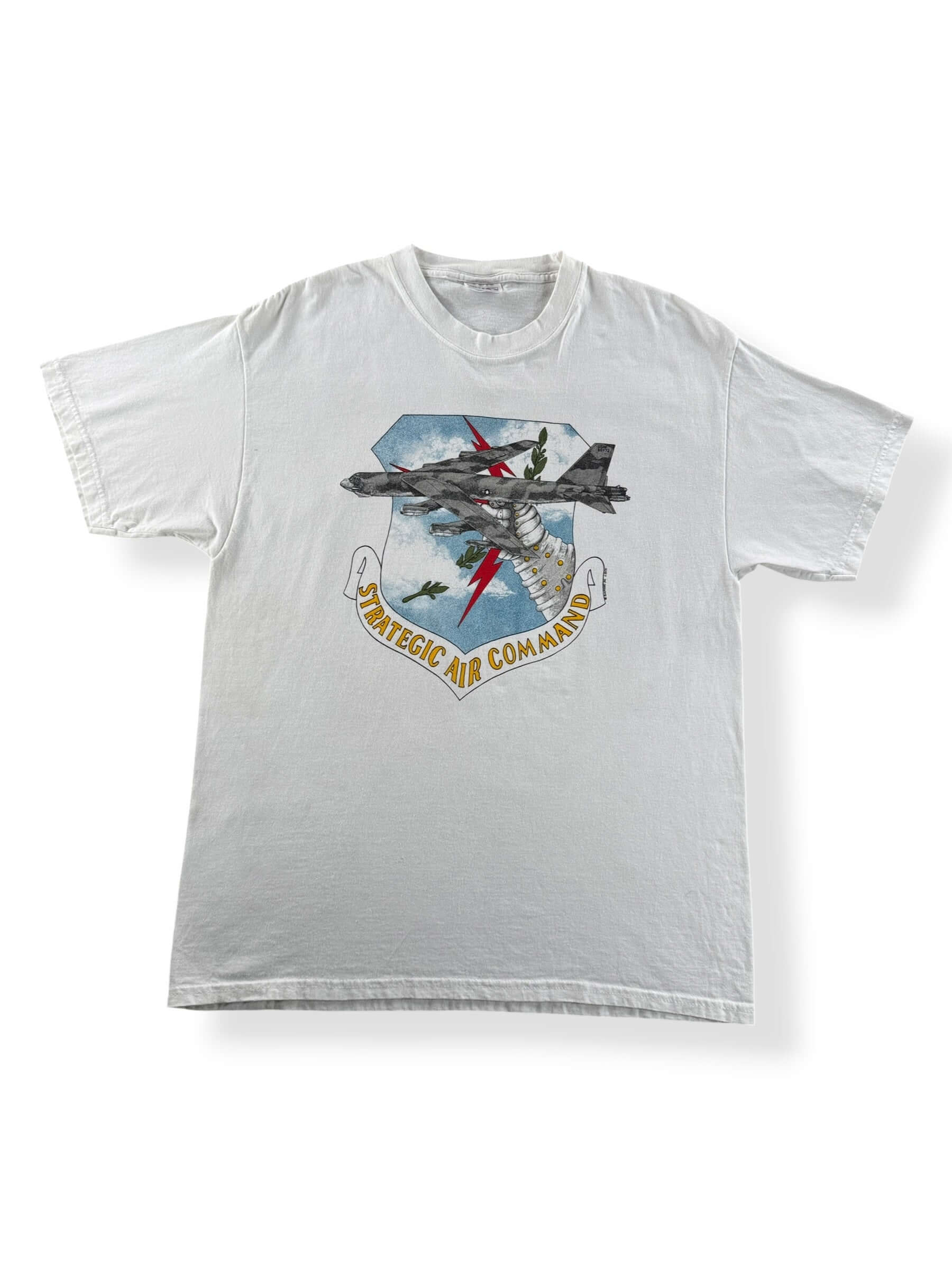 Front of Vintage Strategic Air Command Tee SZ L