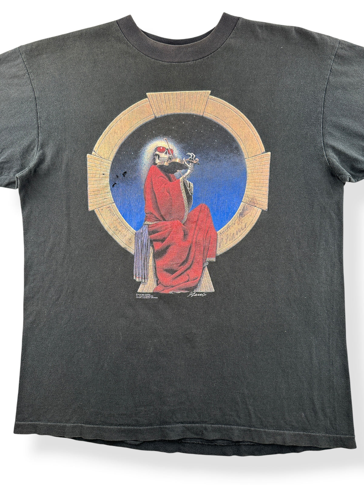 Front Close Up of Vintage GD Blues For Allah Tee SZ L