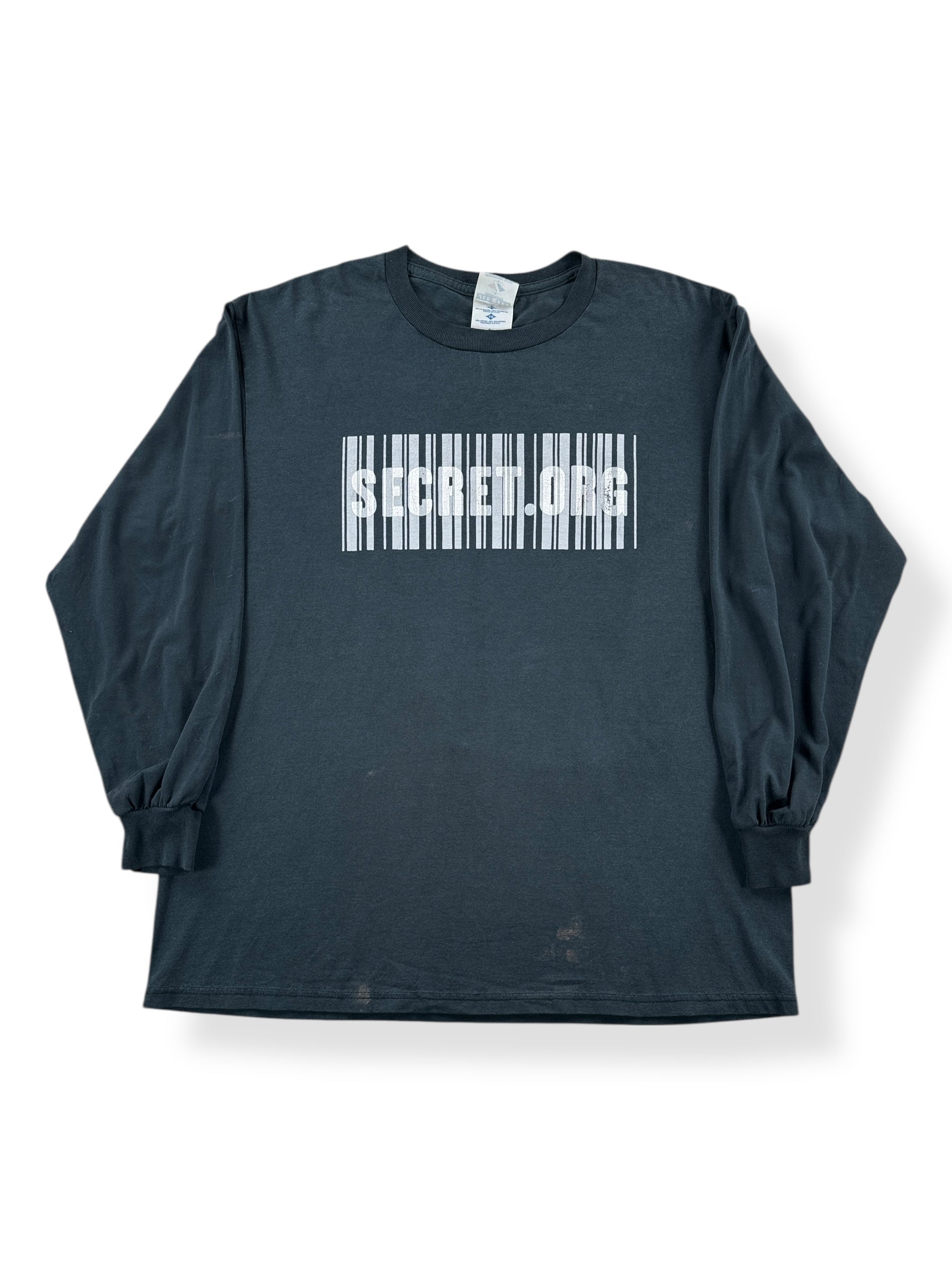 Front of Vintage Secret.org Longsleeve Tee SZ XL
