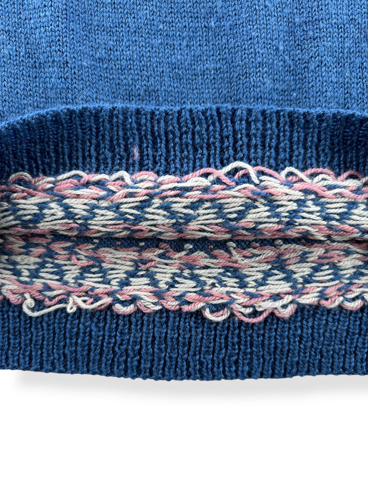 Inside of Vintage Norwegian Style Sweater SZ S
