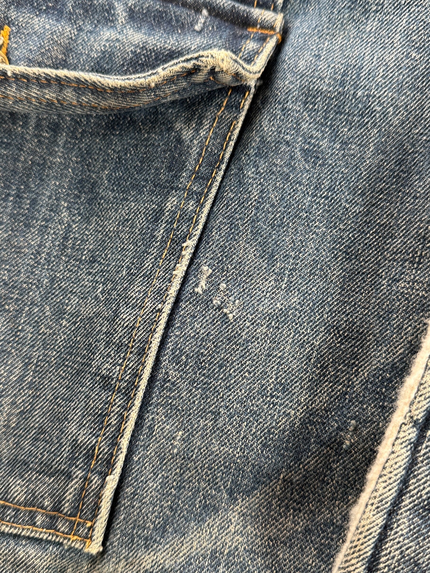 Blemish spots near pocket on Vintage 70’s Faded Lee Storm Rider Sherpa Jacket SZ L