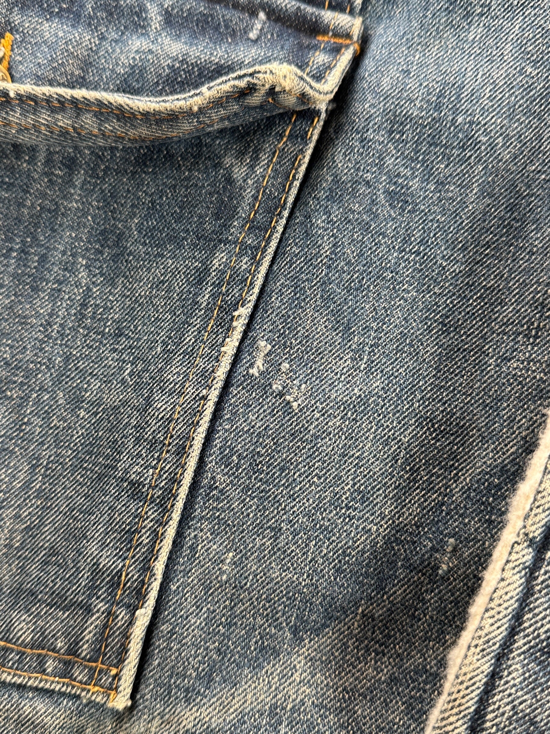 Blemish spots near pocket on Vintage 70’s Faded Lee Storm Rider Sherpa Jacket SZ L