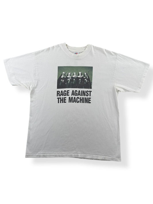 Front of Vintage 1997 Rage Against the Machine Nuns Tee SZ XL