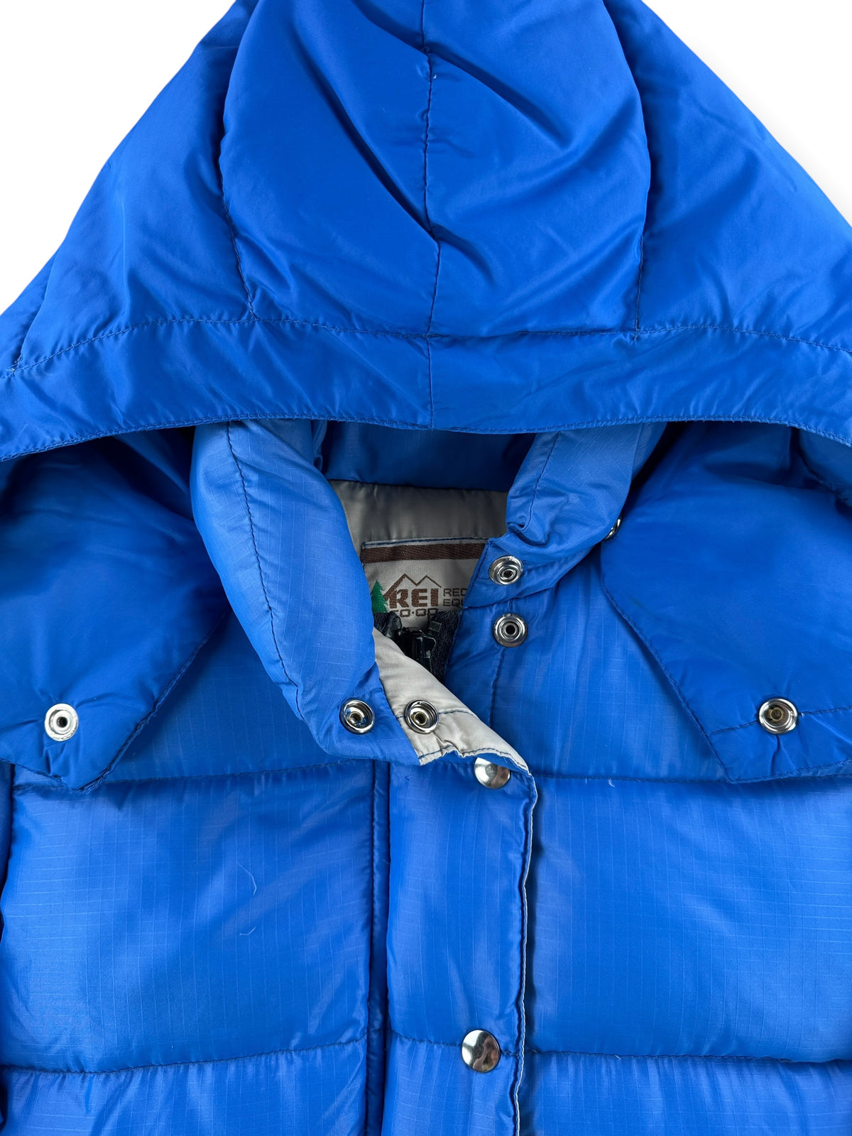 Hood on Vintage 70s REI Puffer Jacket SZ S