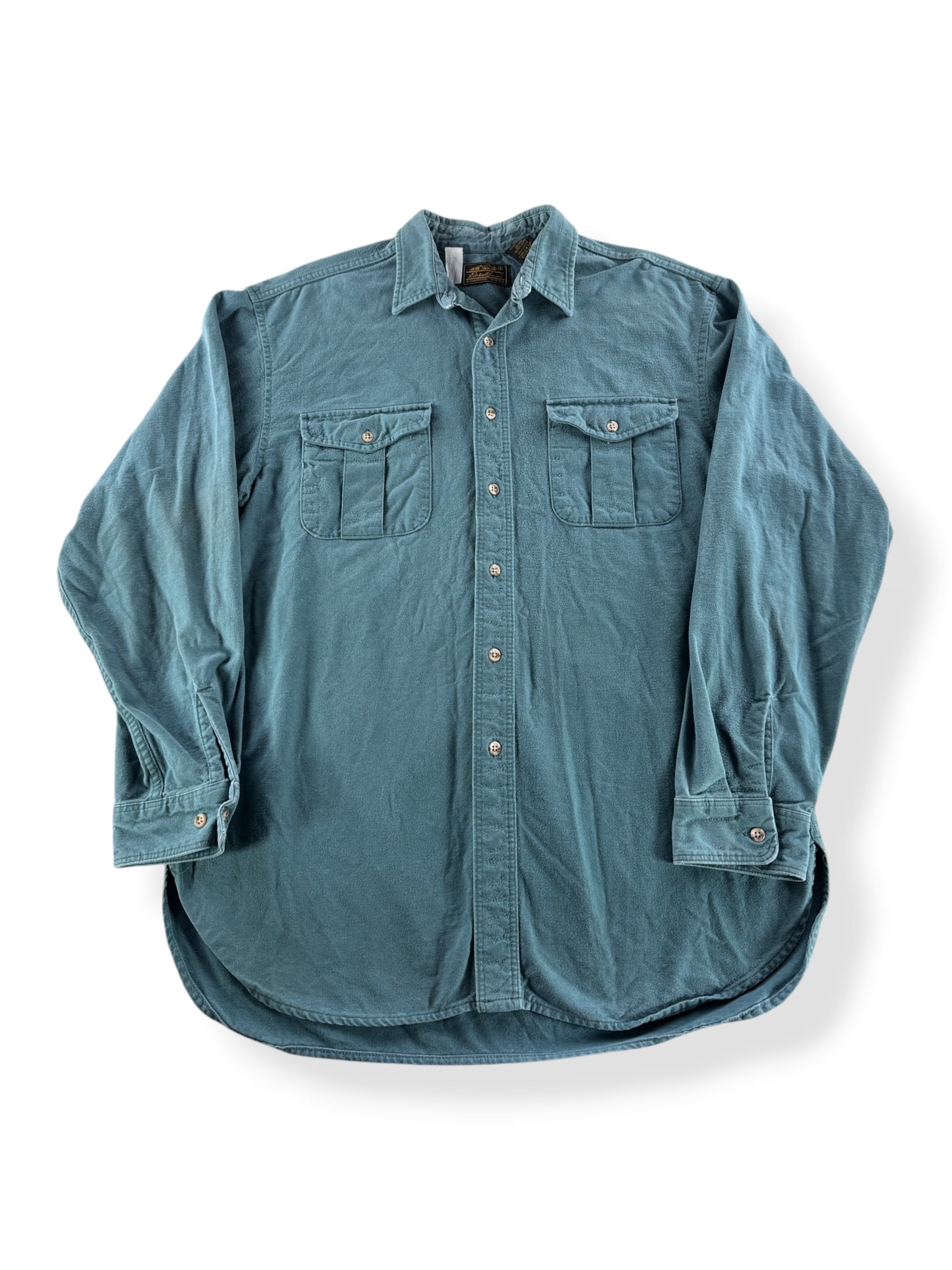 Front of Vintage 80's Eddie Bauer Chamois Shirt SZ XL