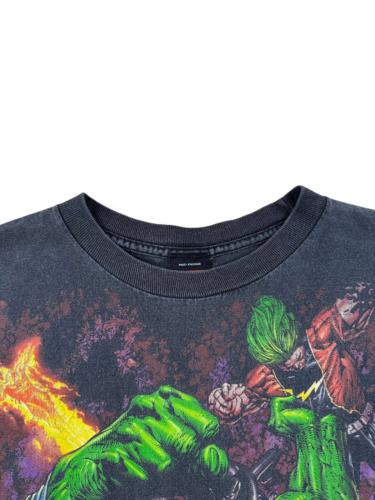 Collar on Vintage Marvel Hulk Tee SZ M