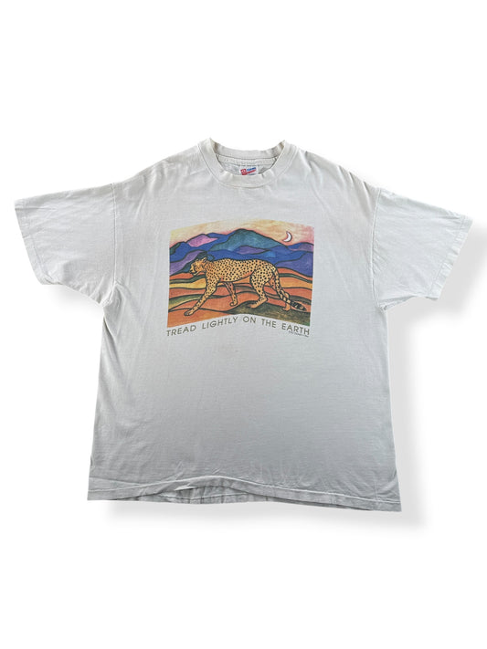 Front of Vintage Tread Lightly on the Earth Tee SZ XL
