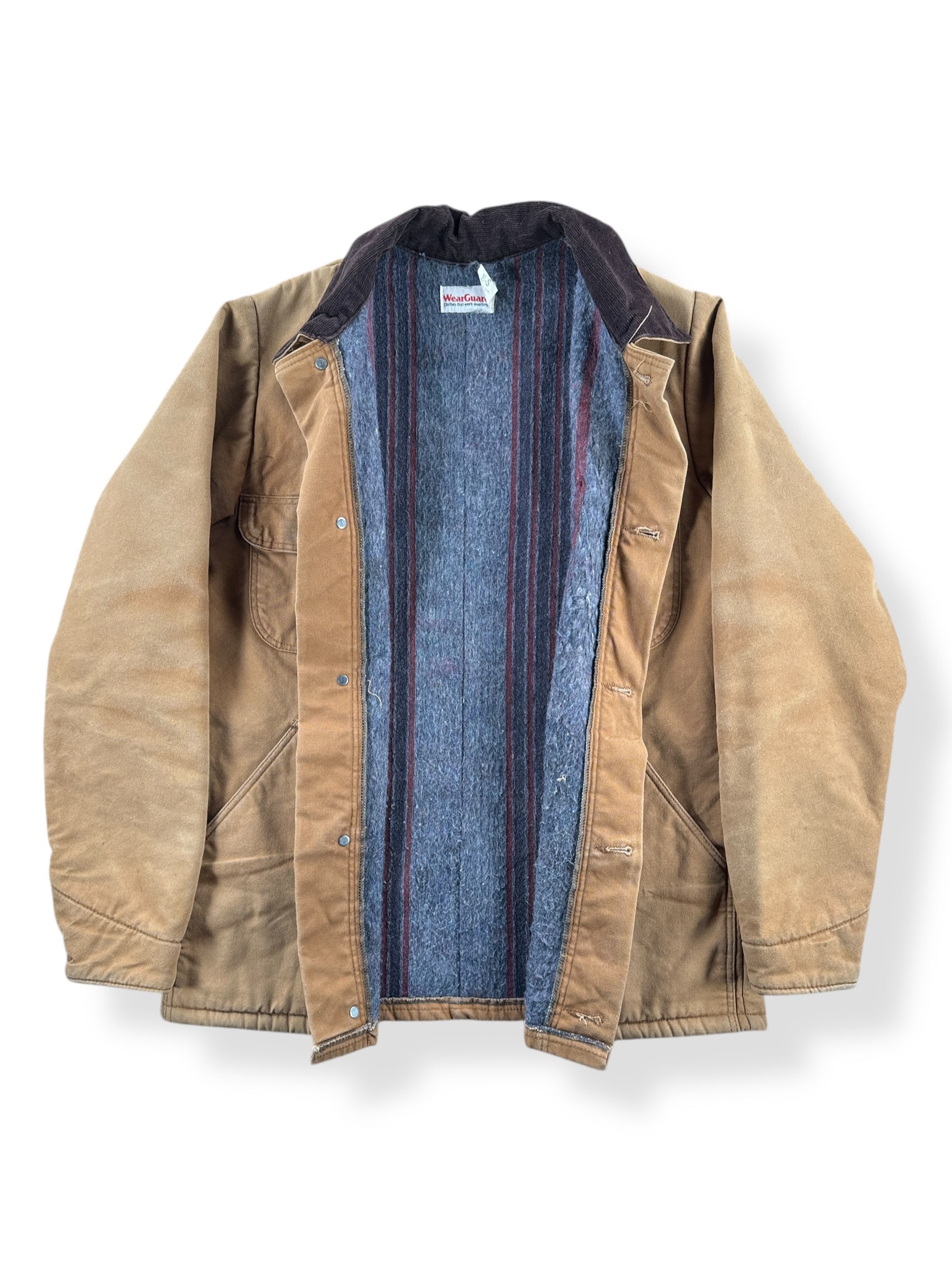 Inside of Vintage 80s Era Wear Guard Canvas Chore Coat SZ S