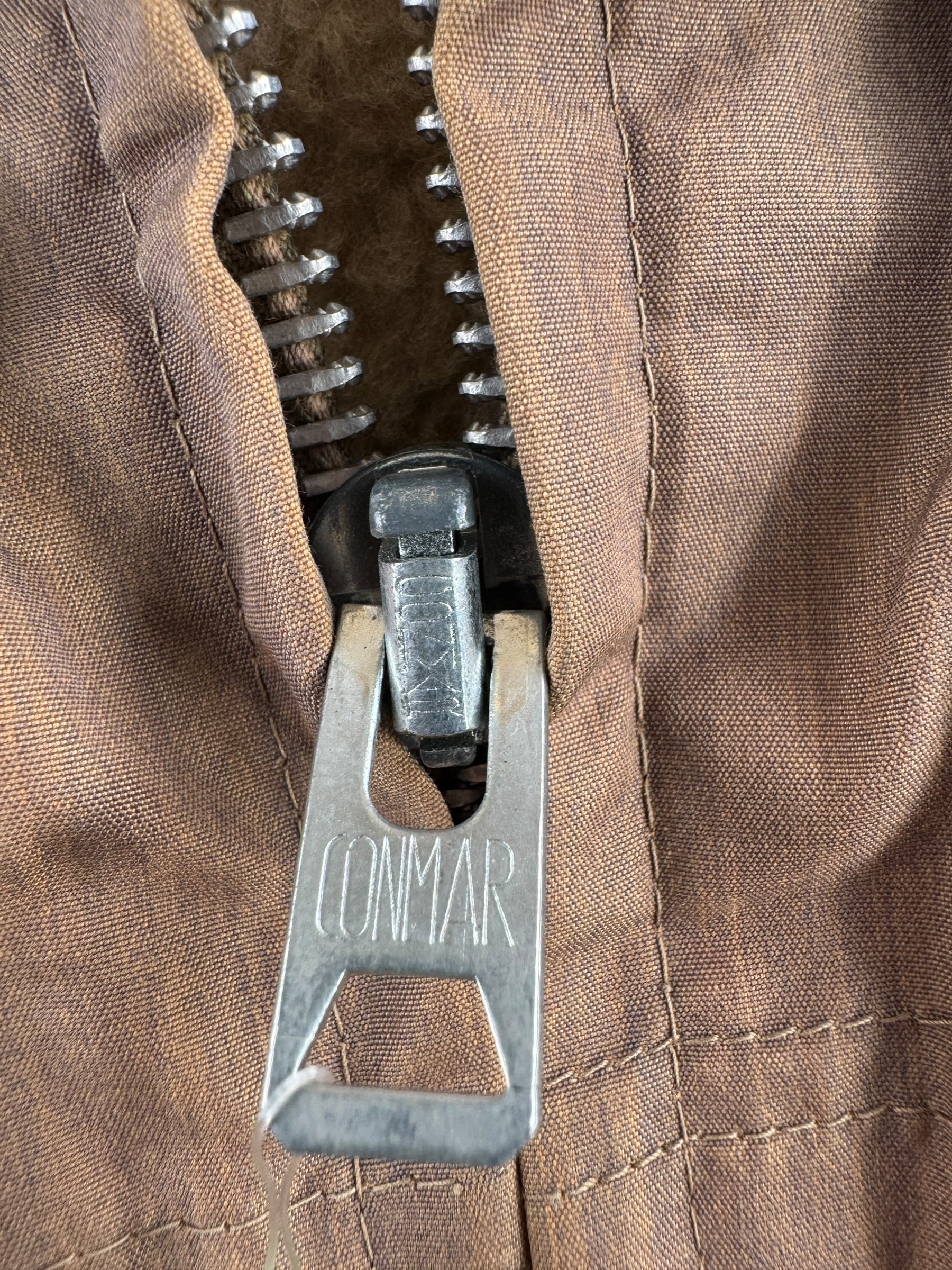 Zipper on Vintage NOS McGregor Jacket SZ 38