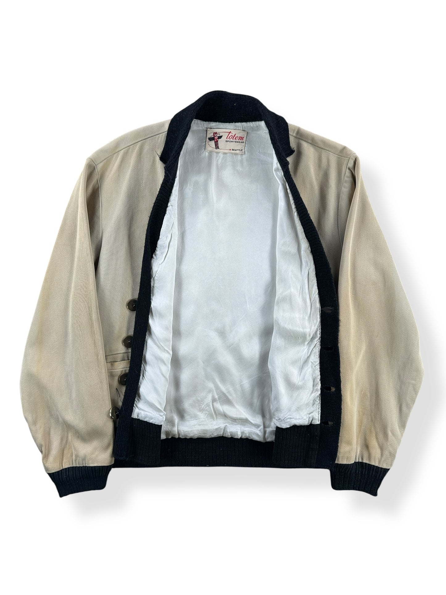 Inside of Vintage Totem Sportswear Jacket SZ M