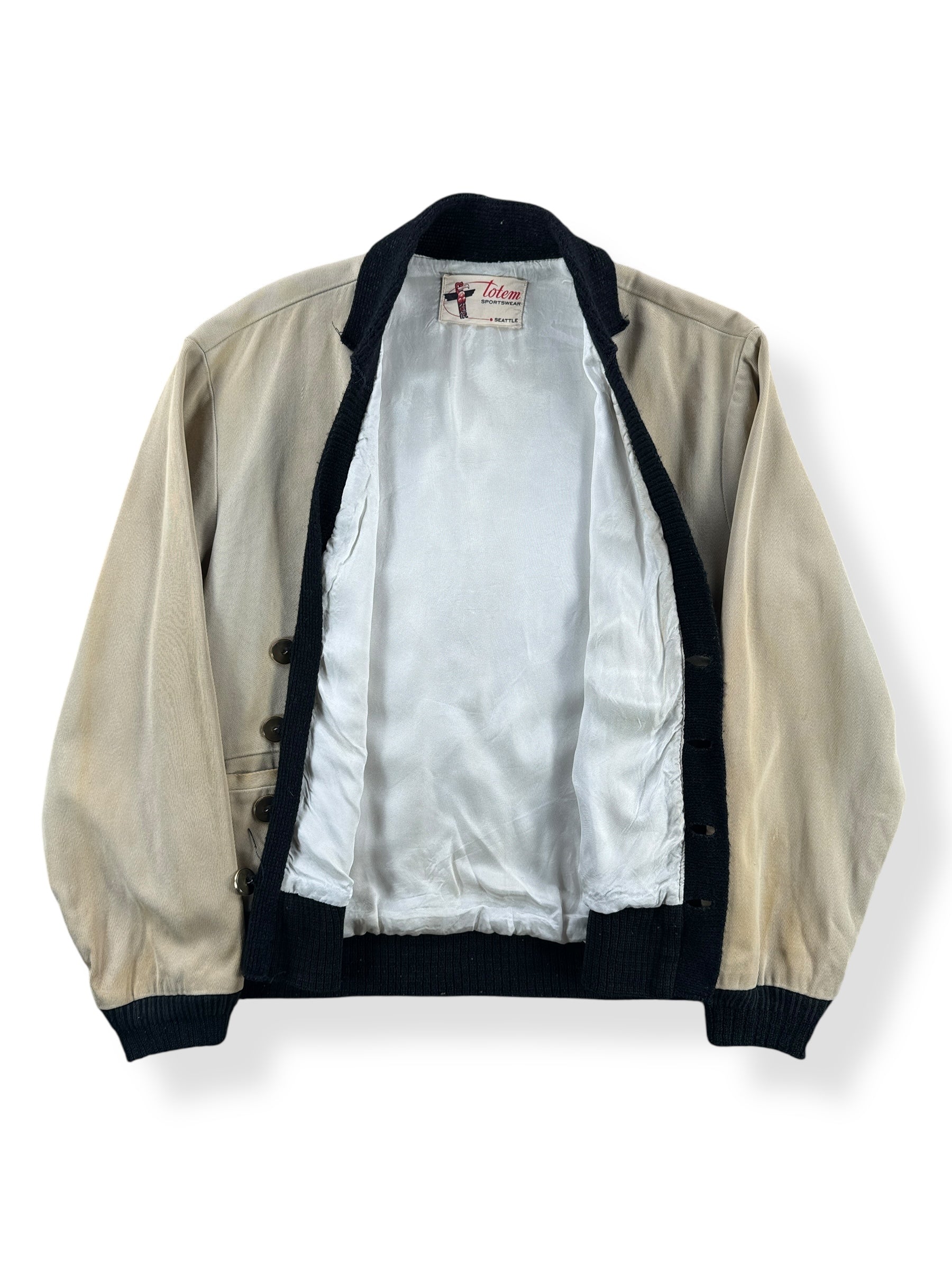 Inside of Vintage Totem Sportswear Jacket SZ M