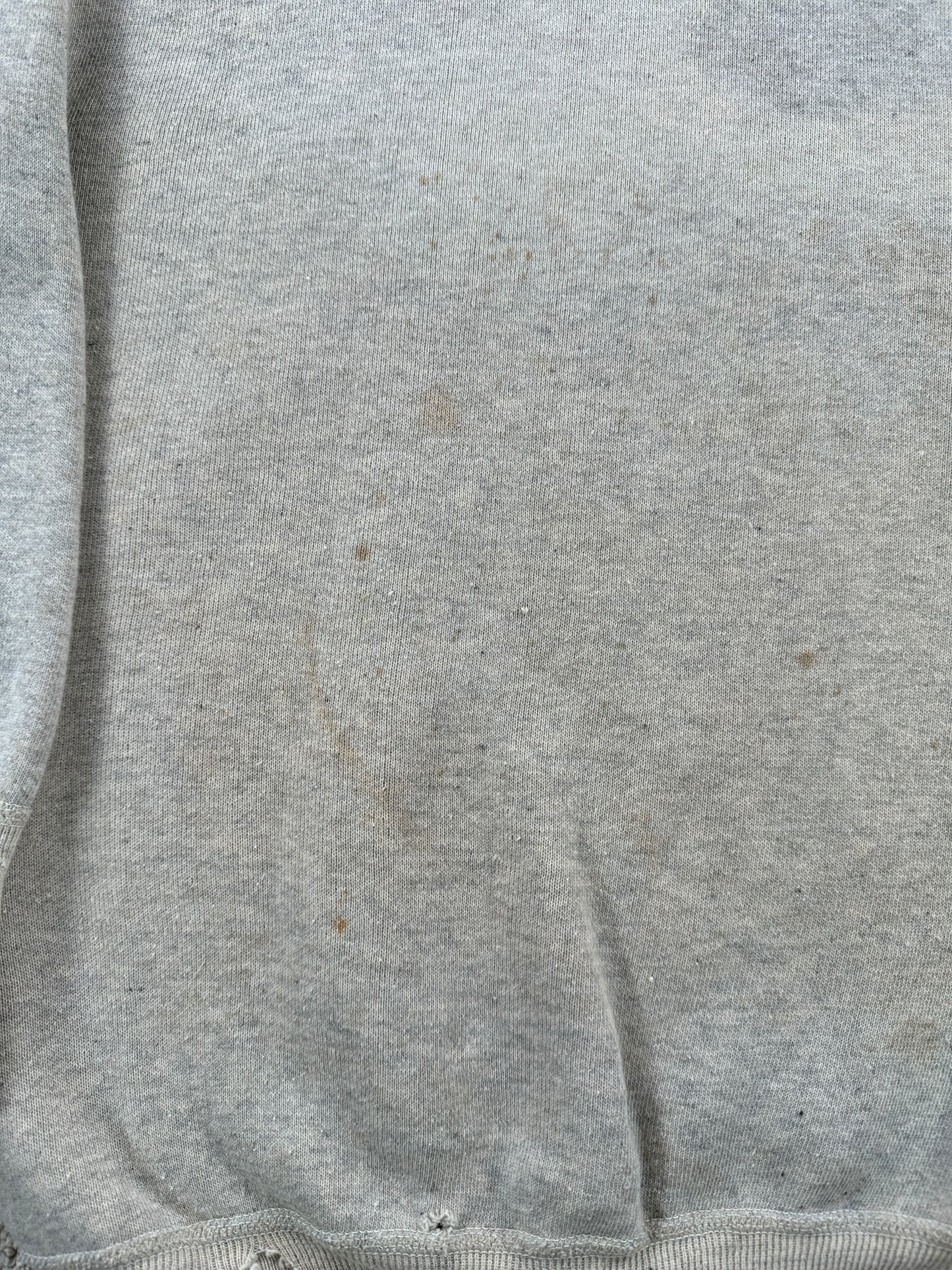 Stain on Vintage Distressed Hanes Wind Shield Single V Sweatshirt SZ S