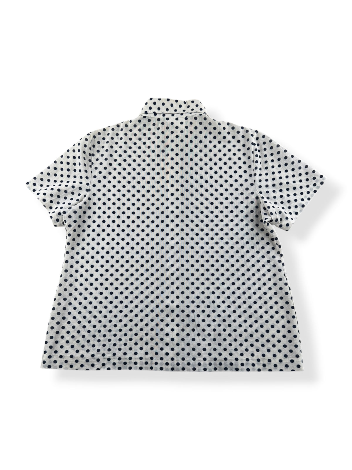 Back of Vintage Jantzen Polka Dot Shirt SZ M