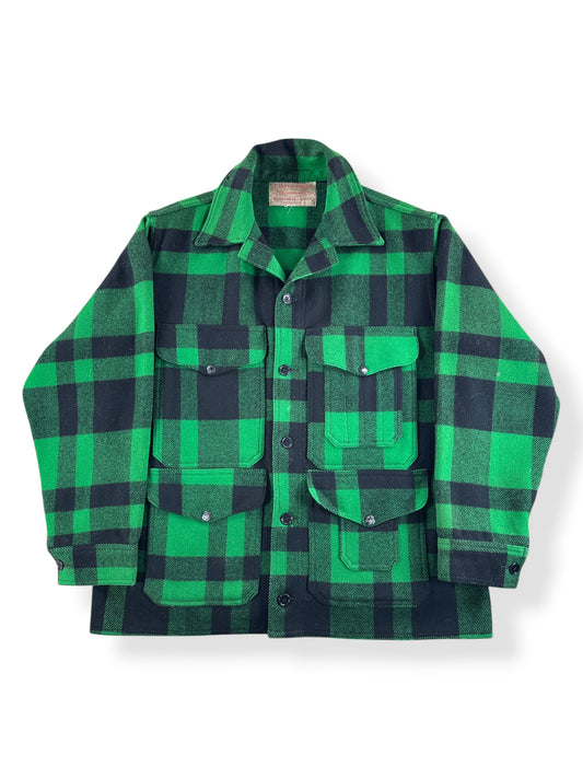 Front of Vintage Green and Black Filson Union Made Cruiser Jacket SZ XL