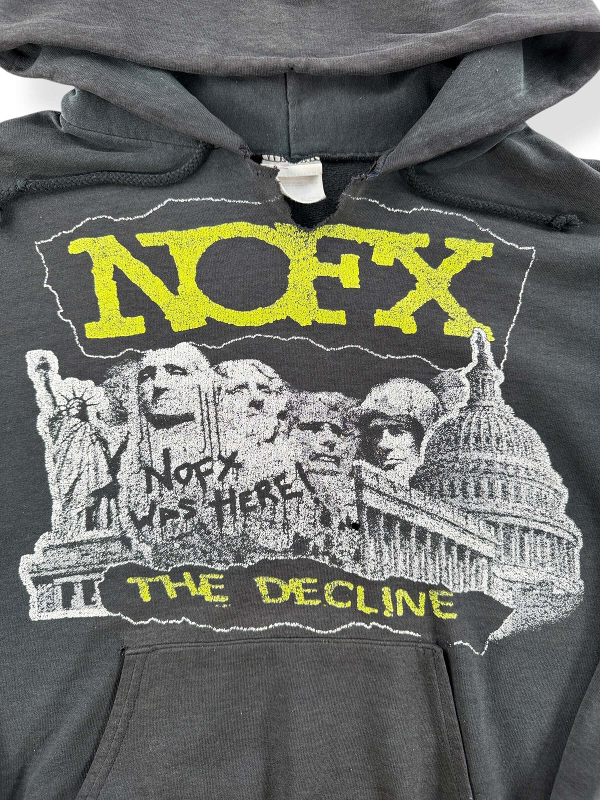 Front graphic on Vintage NOFX Hoodie SZ M
