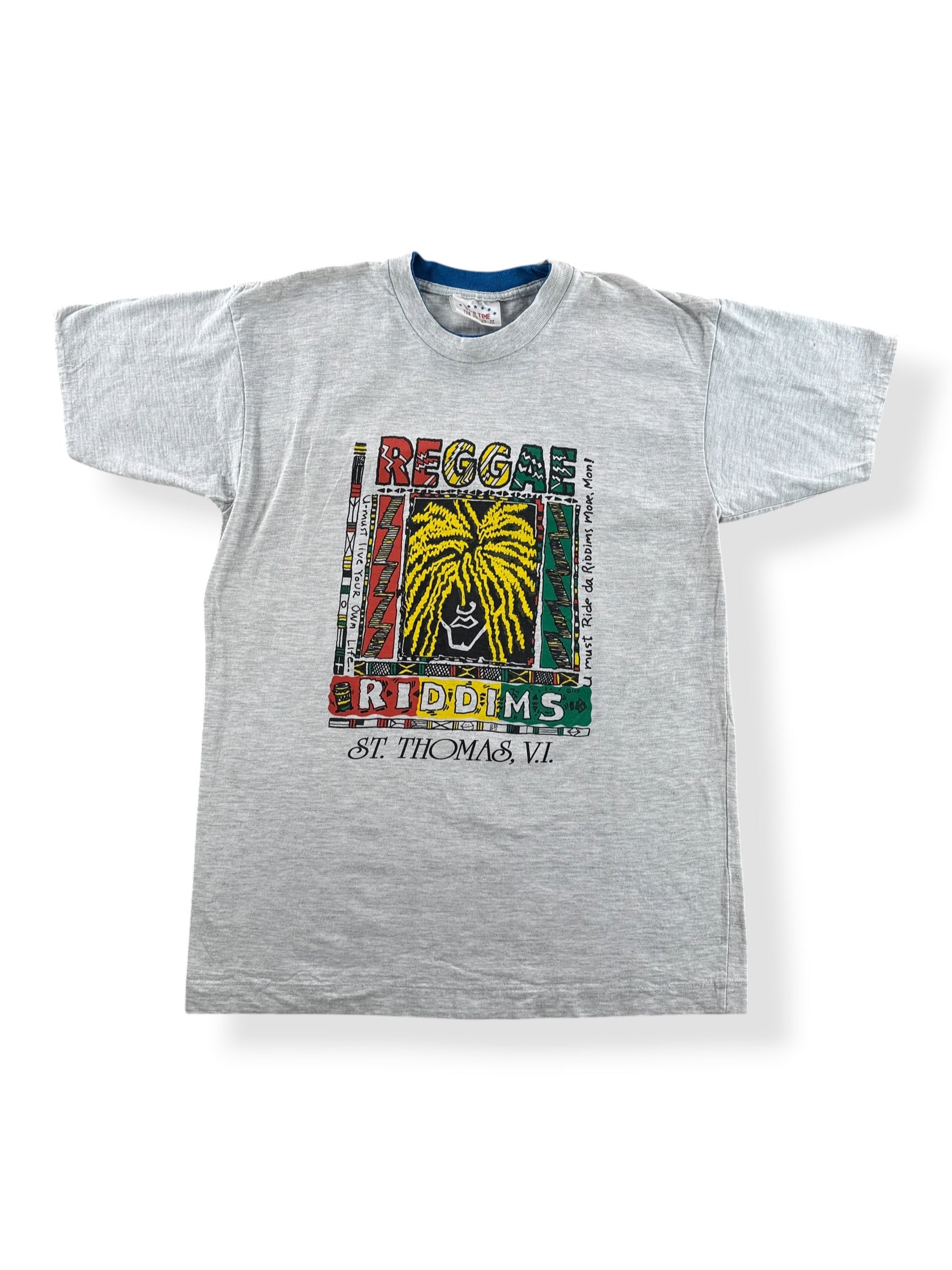 Front of Vintage Reggae St Thomas Tee SZ M