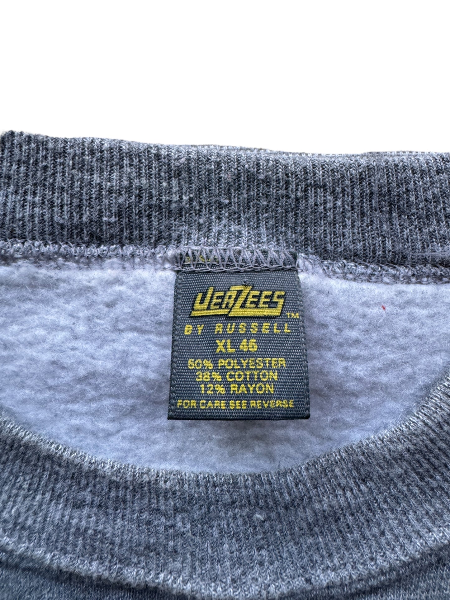 Tag on Vintage Jerzees Tri-Blend Crewneck SZ XL