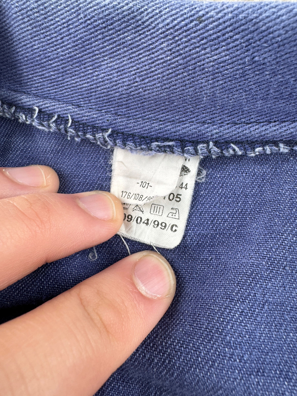 Tag on Vintage Ghost Pocket French Chore Coat SZ L