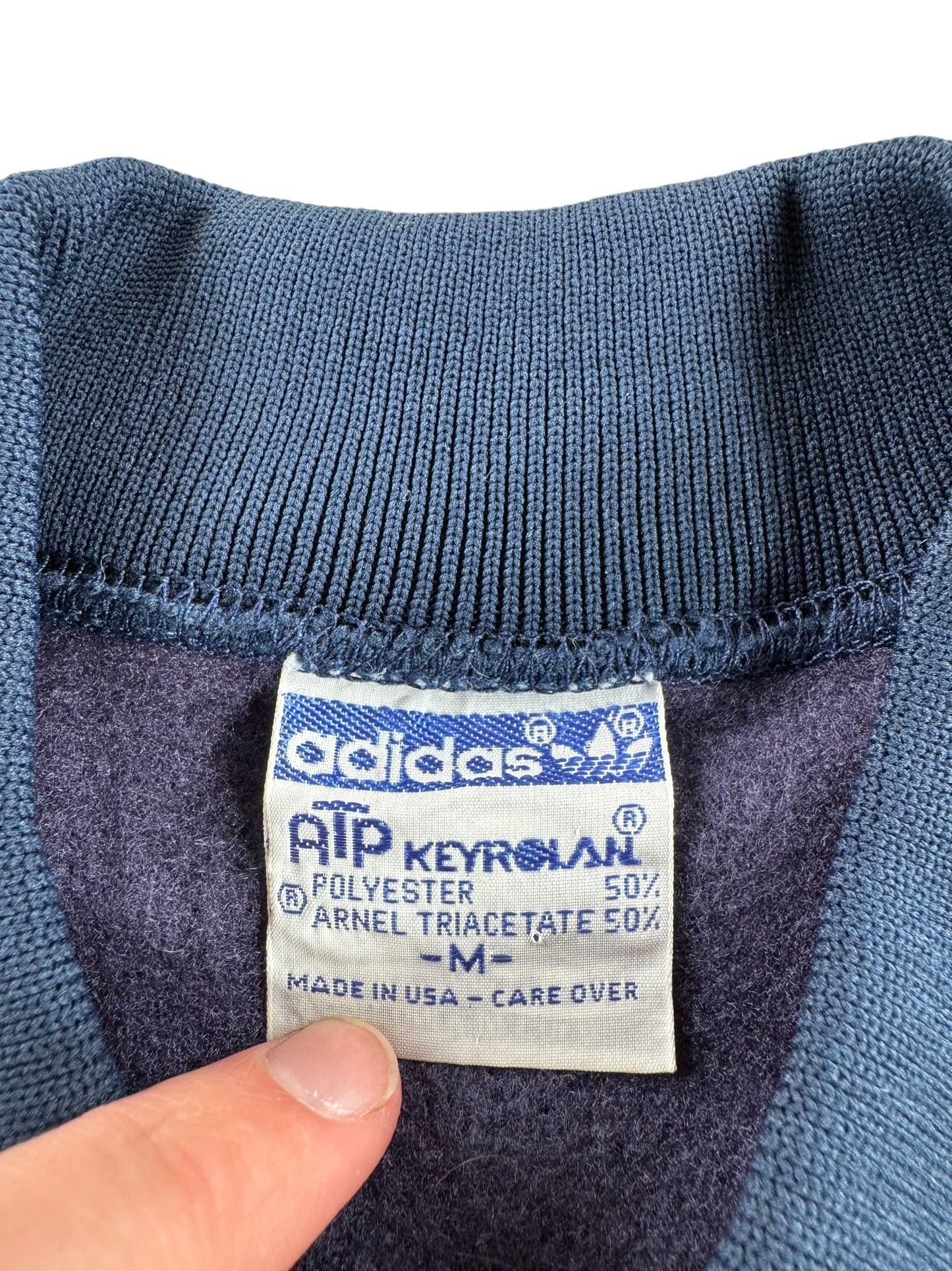 Tag on Vintage Adidas Trefoil Jacket SZ M