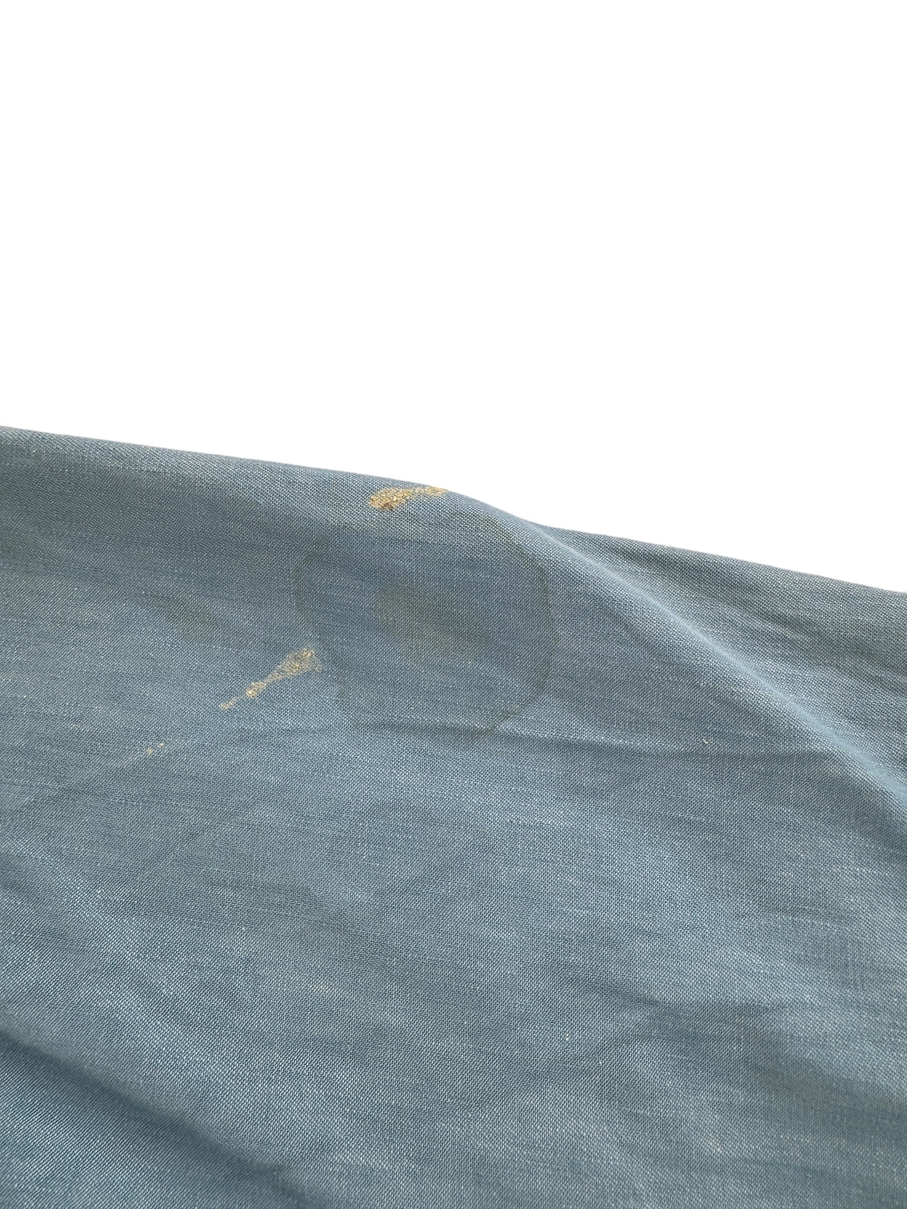 Stain on Vintage 50s Chambray Bomber Style Jacket SZ S