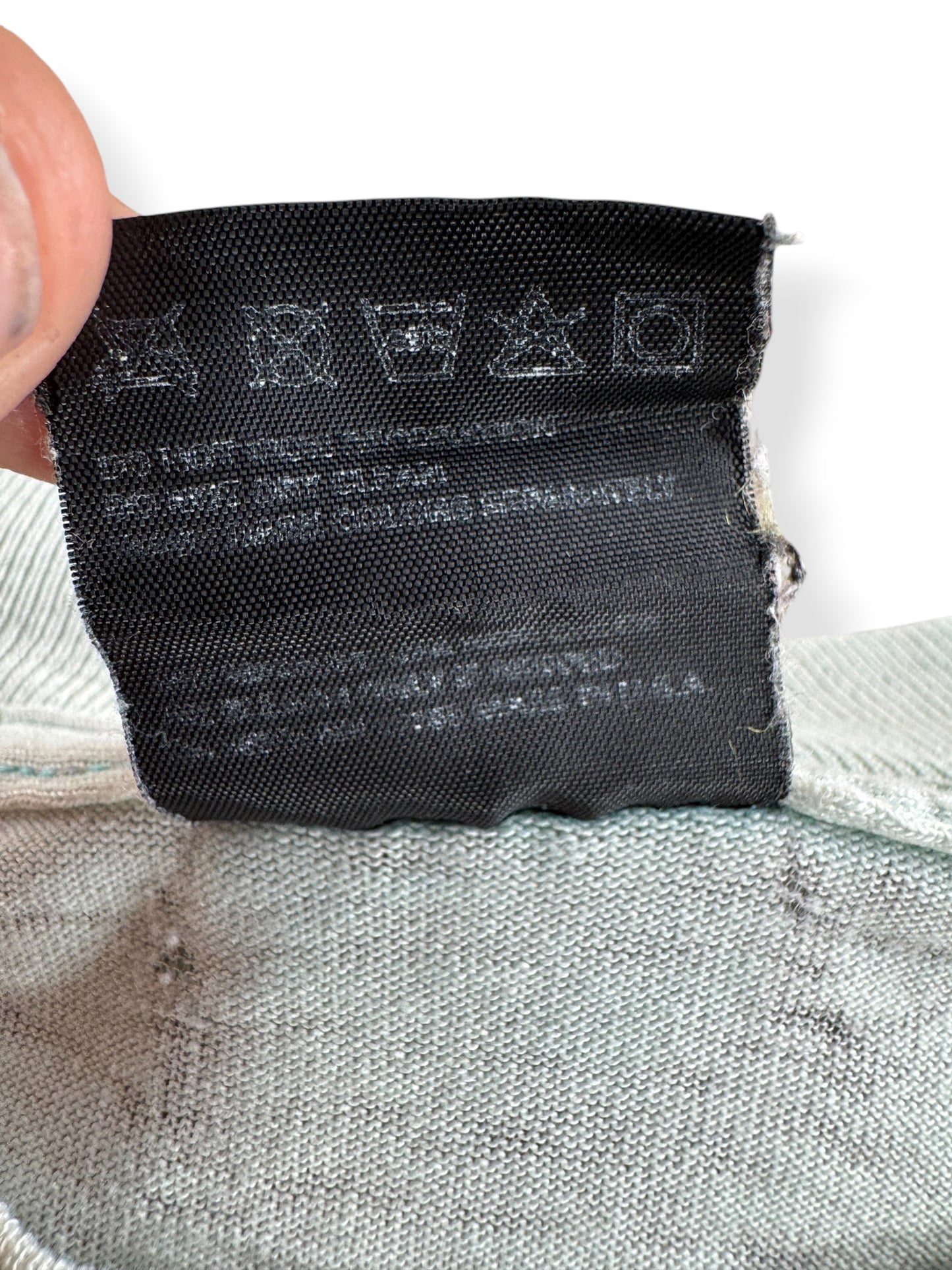 Back of tag on Vintage Woodbury Fast Pitch Tee SZ L
