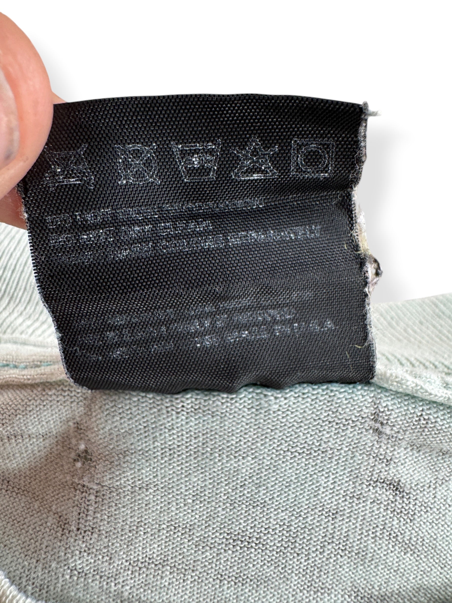 Back of tag on Vintage Woodbury Fast Pitch Tee SZ L