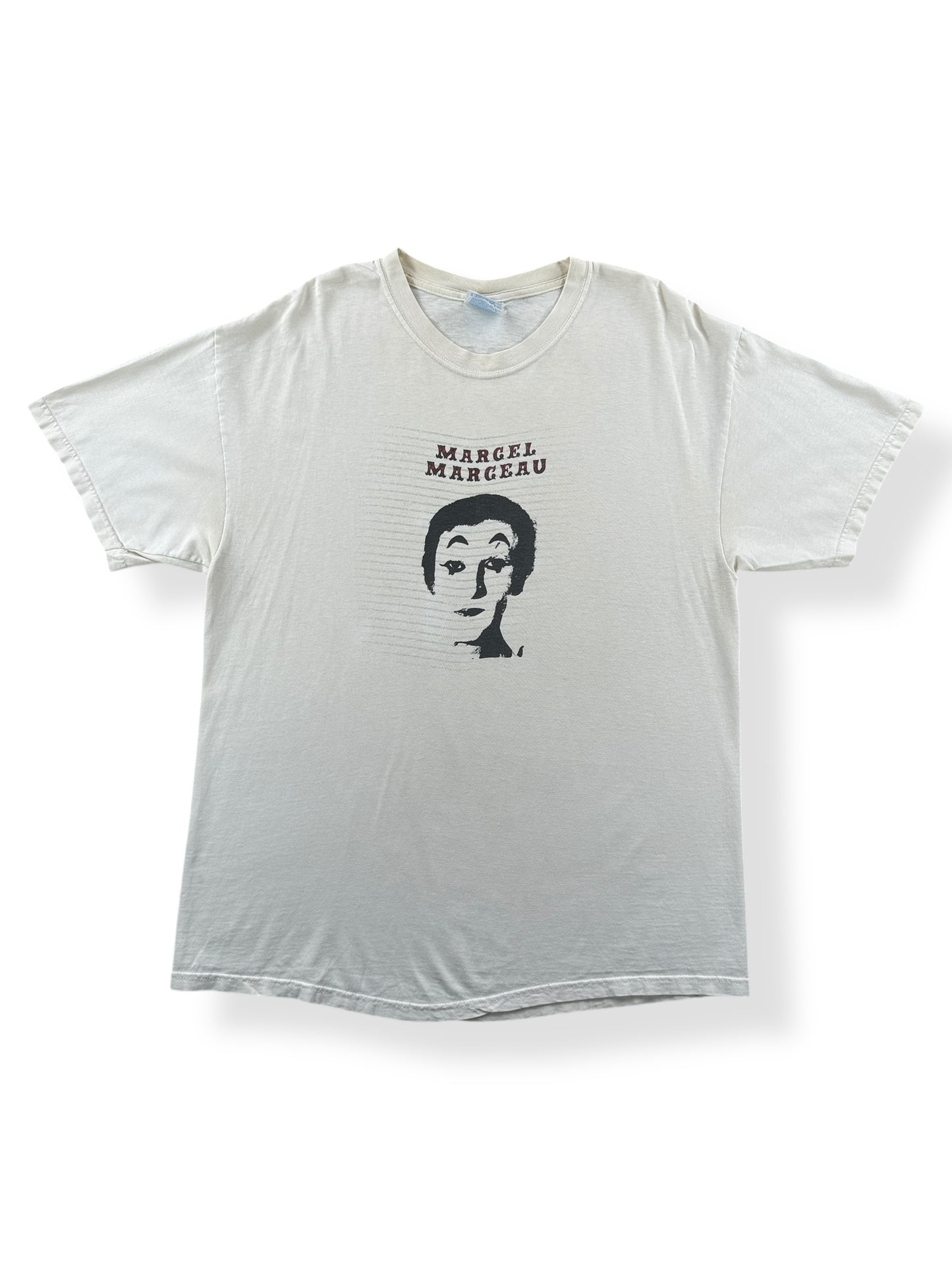 Front of Vintage Marcel Marceau Mime Tee SZ L