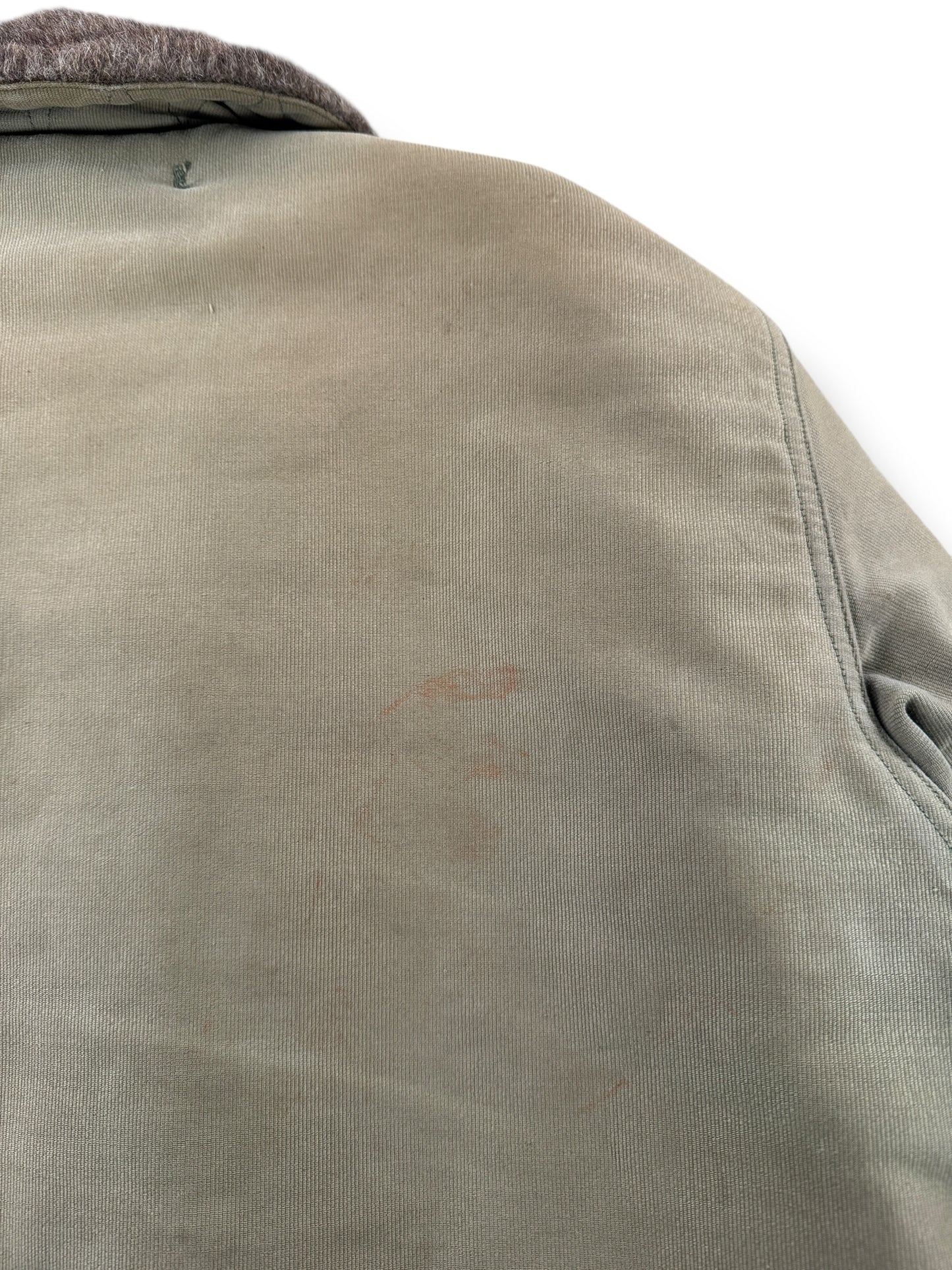 Stain on Vintage WWII Era USN N-1 Jacket in Pristine Shape SZ 38