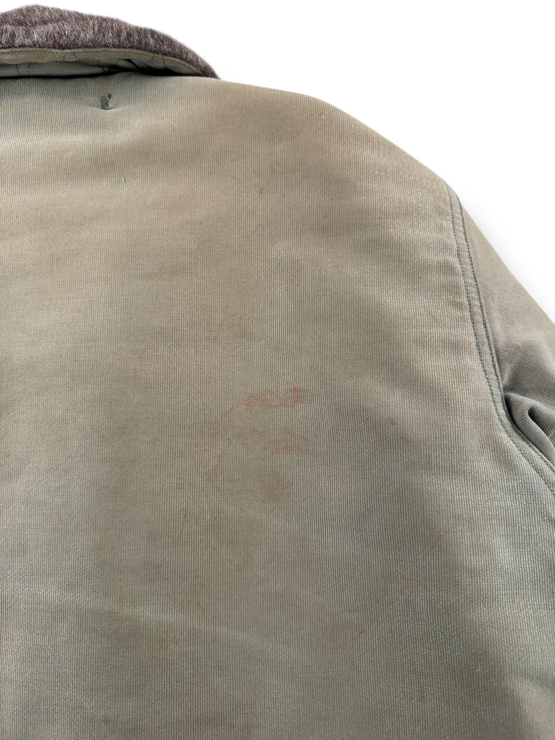 Stain on Vintage WWII Era USN N-1 Jacket in Pristine Shape SZ 38