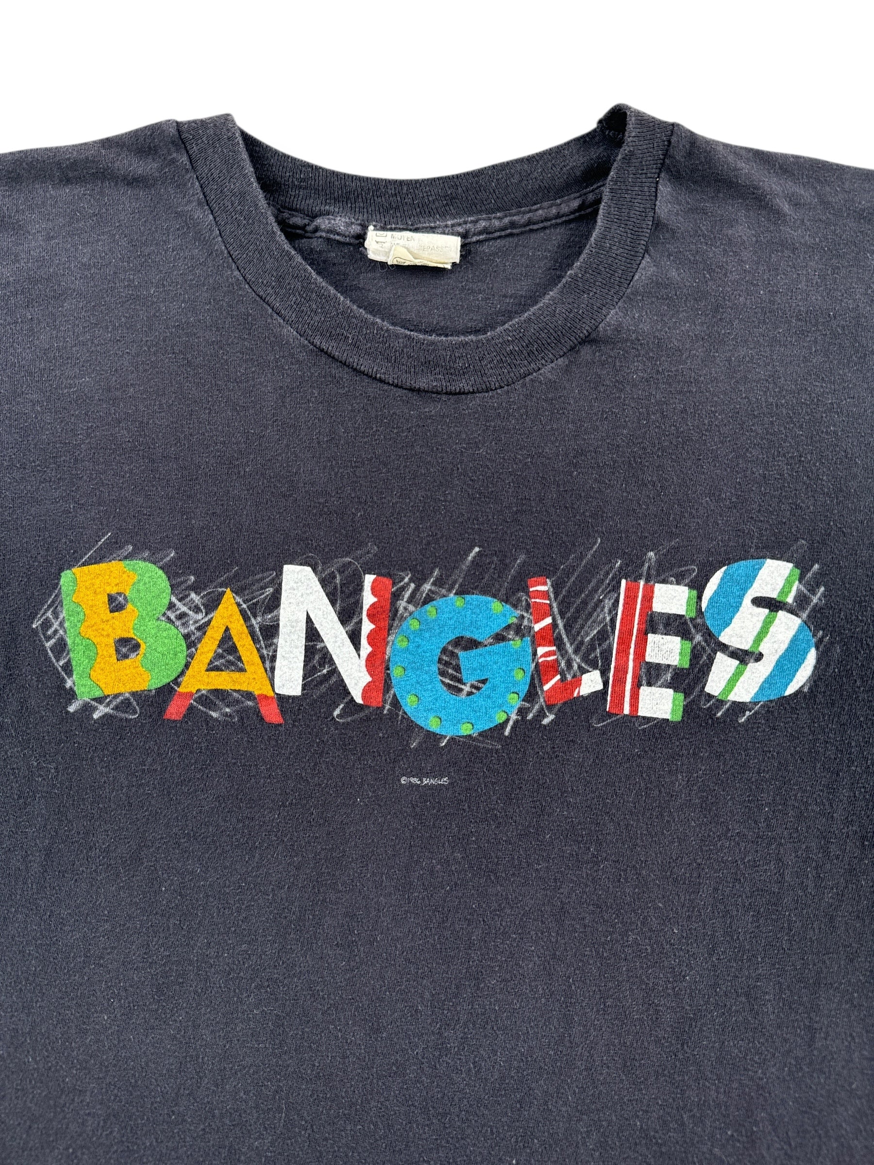 Graphic of Vintage Bangles 1986 Tour Tee SZ S