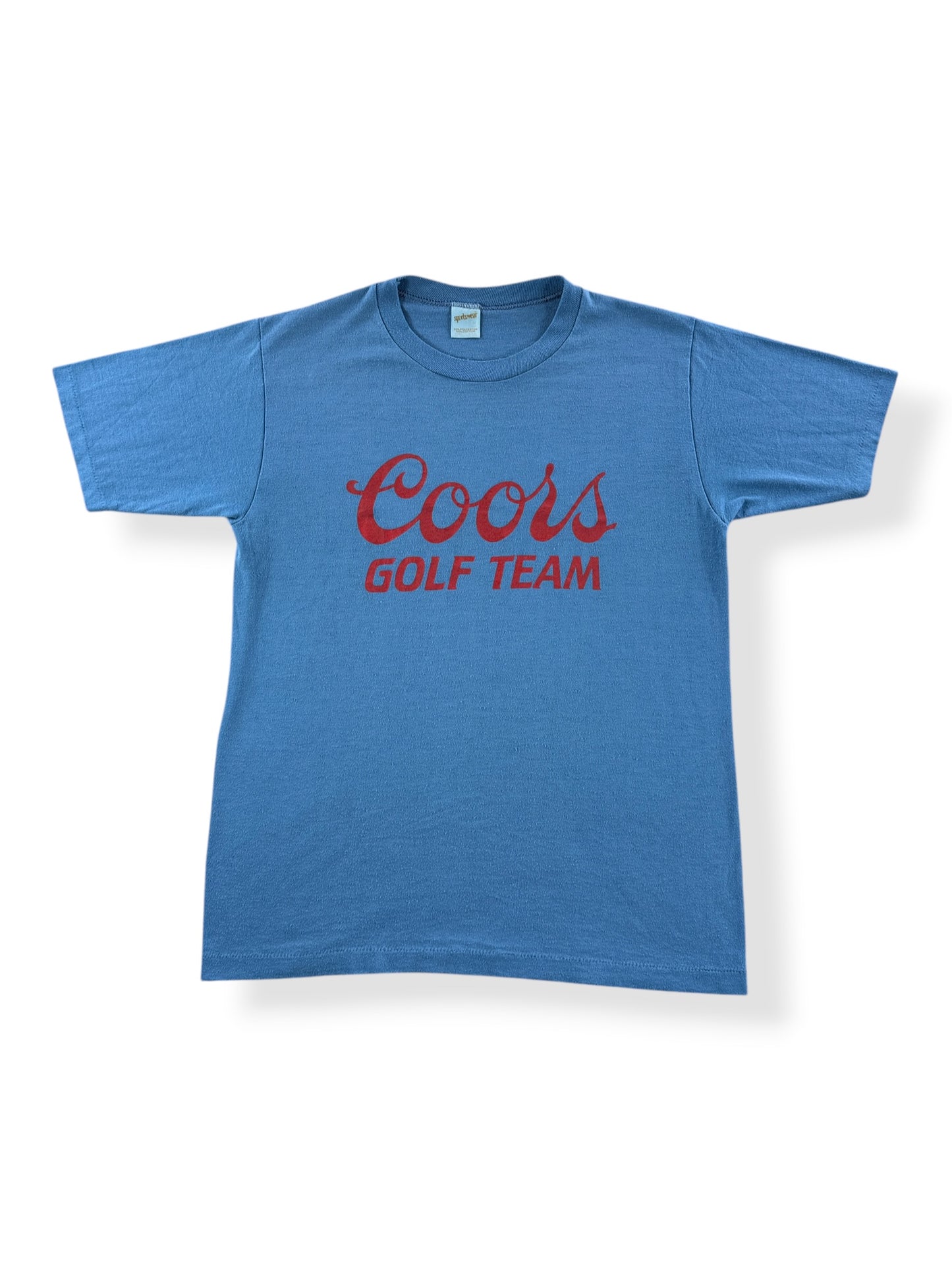 Front of Vintage Coors Golf Team Tee SZ S