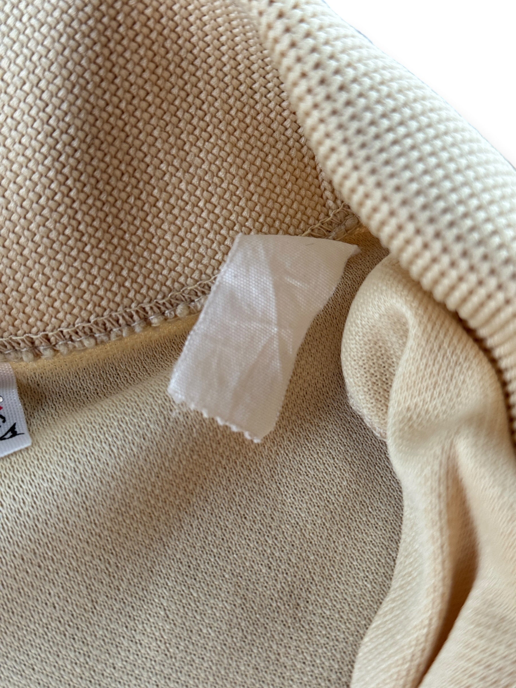 Second tag on Vintage Edwards Polyester Polo Shirt SZ M