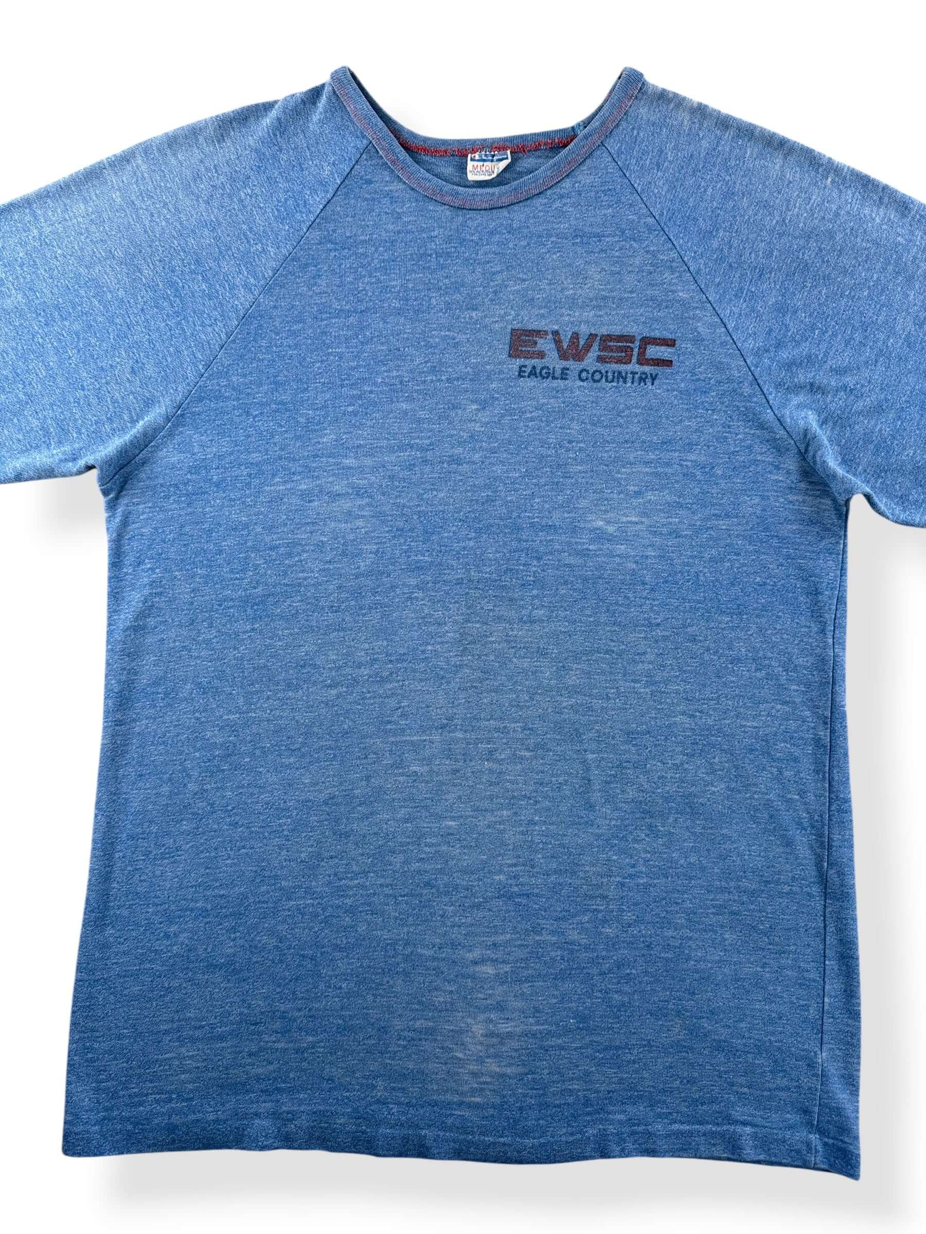 Close-up of Vintage Champion Blue Bar Eagle Country Tee SZ M (Fits S)