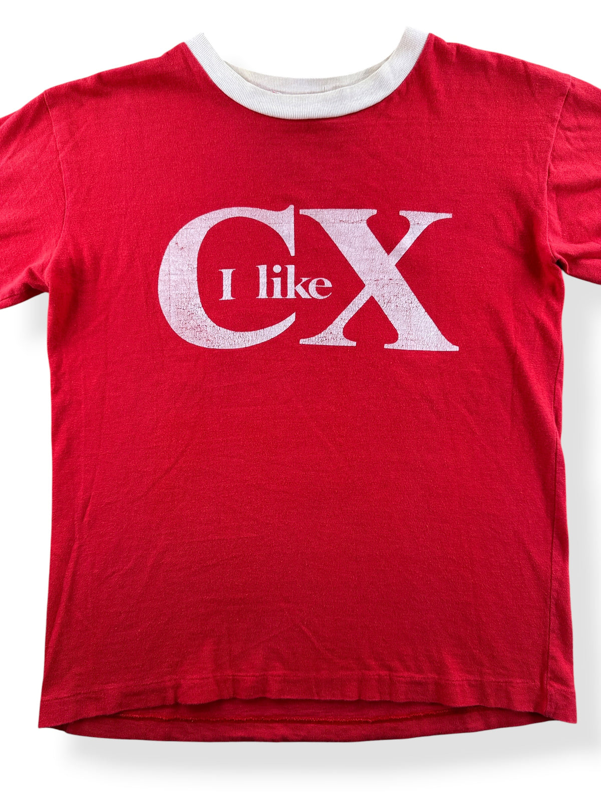 Close-up of Vintage I Like CX Tee SZ S