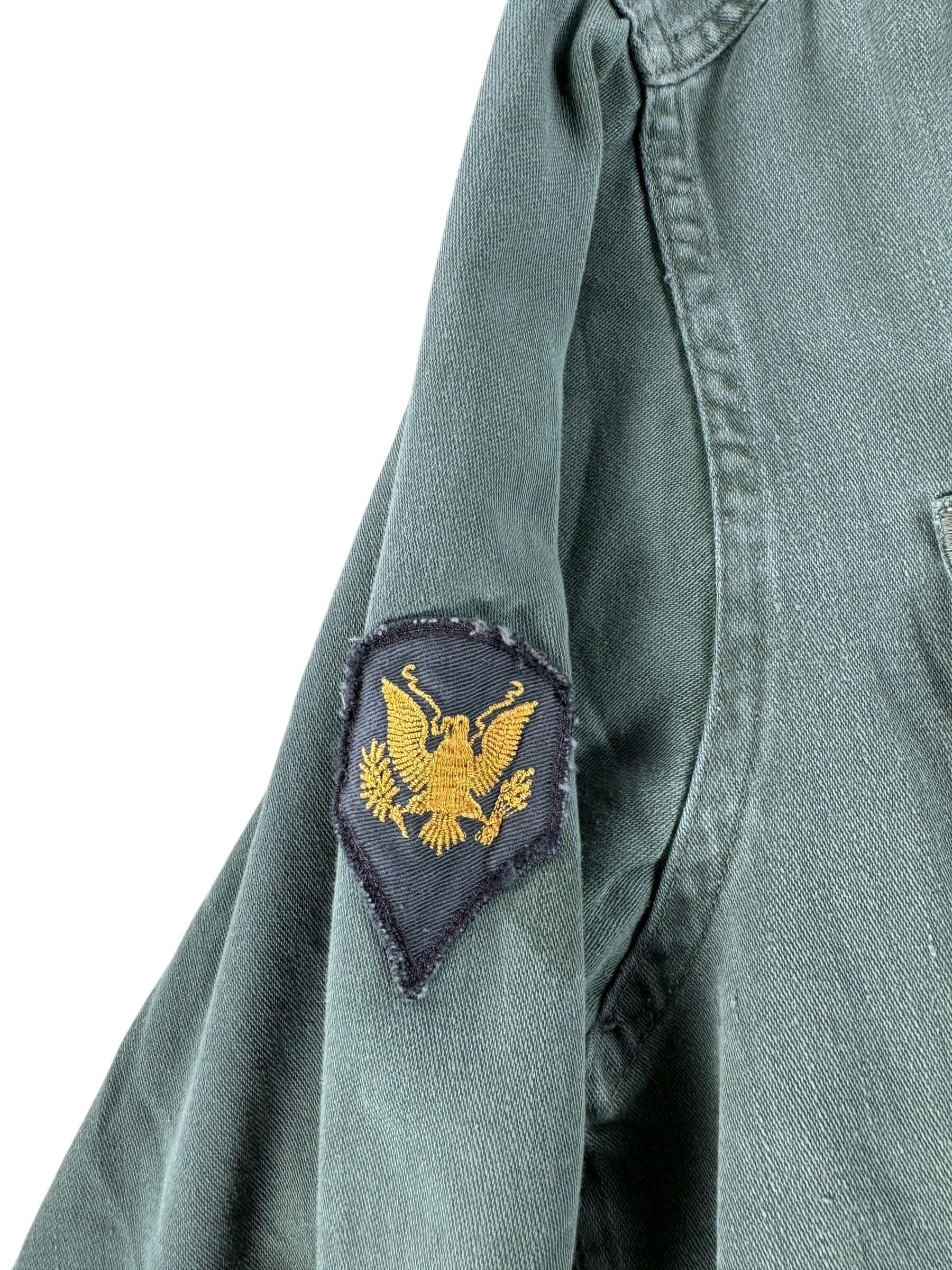 Patch on Vintage Named Army Shirt SZ L