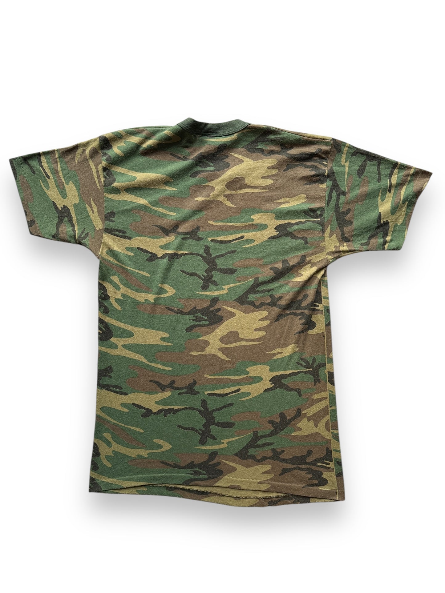 back of Vintage Tee Swing Camo Tee SZ L