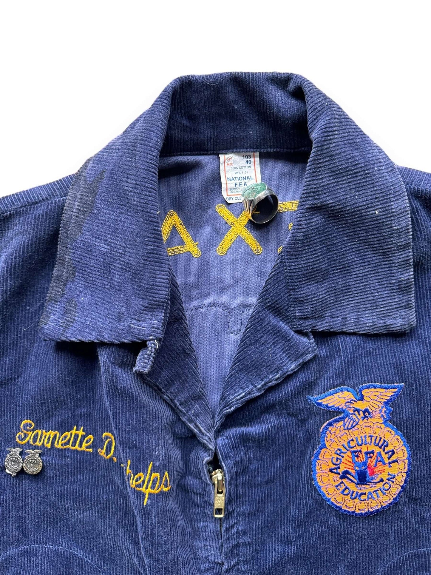 Vintage Mineral Springs TX FFA Jacket SZ 40