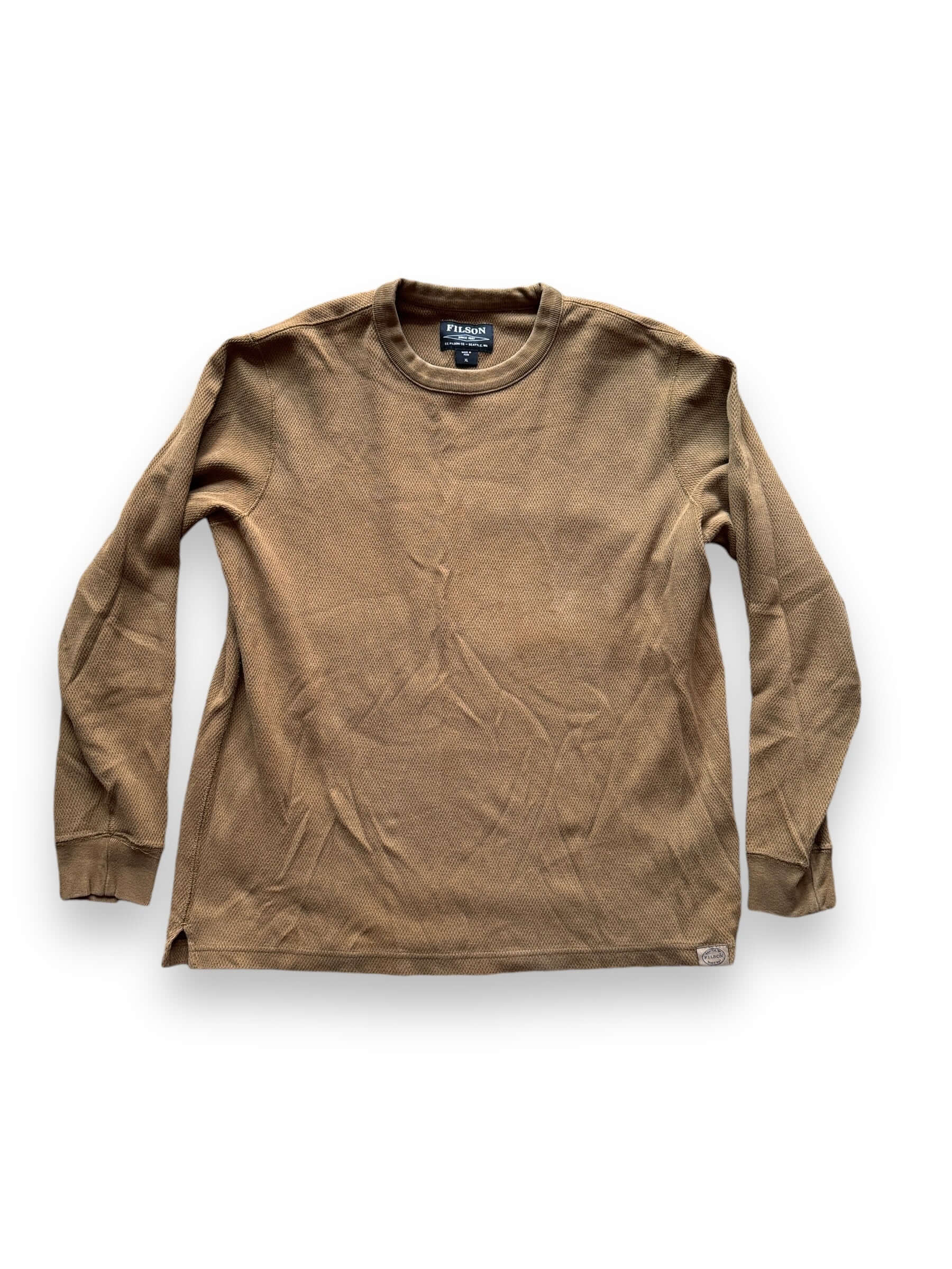 Front View of Filson Waffle Thermal SZ XL