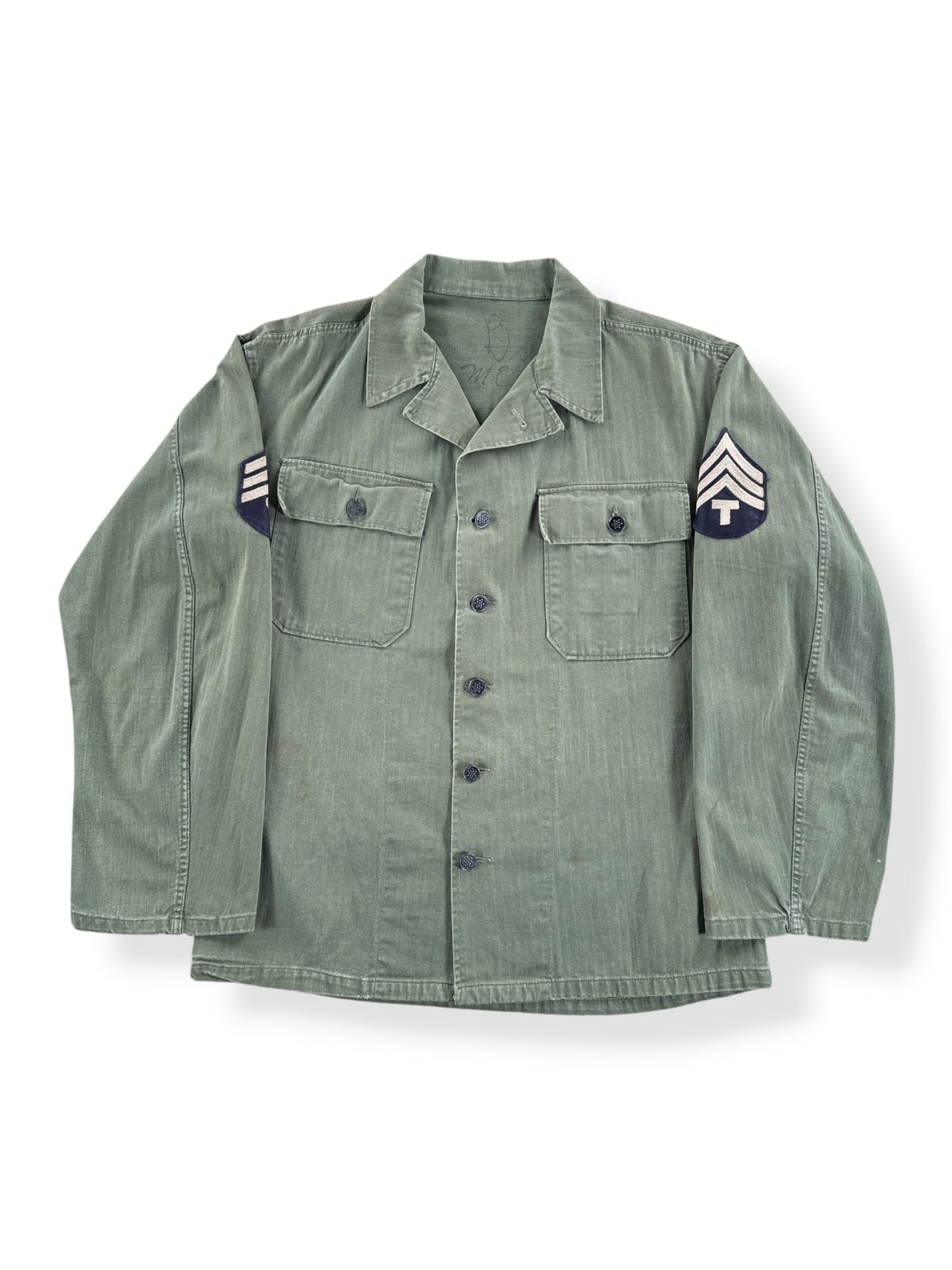 Front of Vintage 13 Star HBT Jacket SZ M