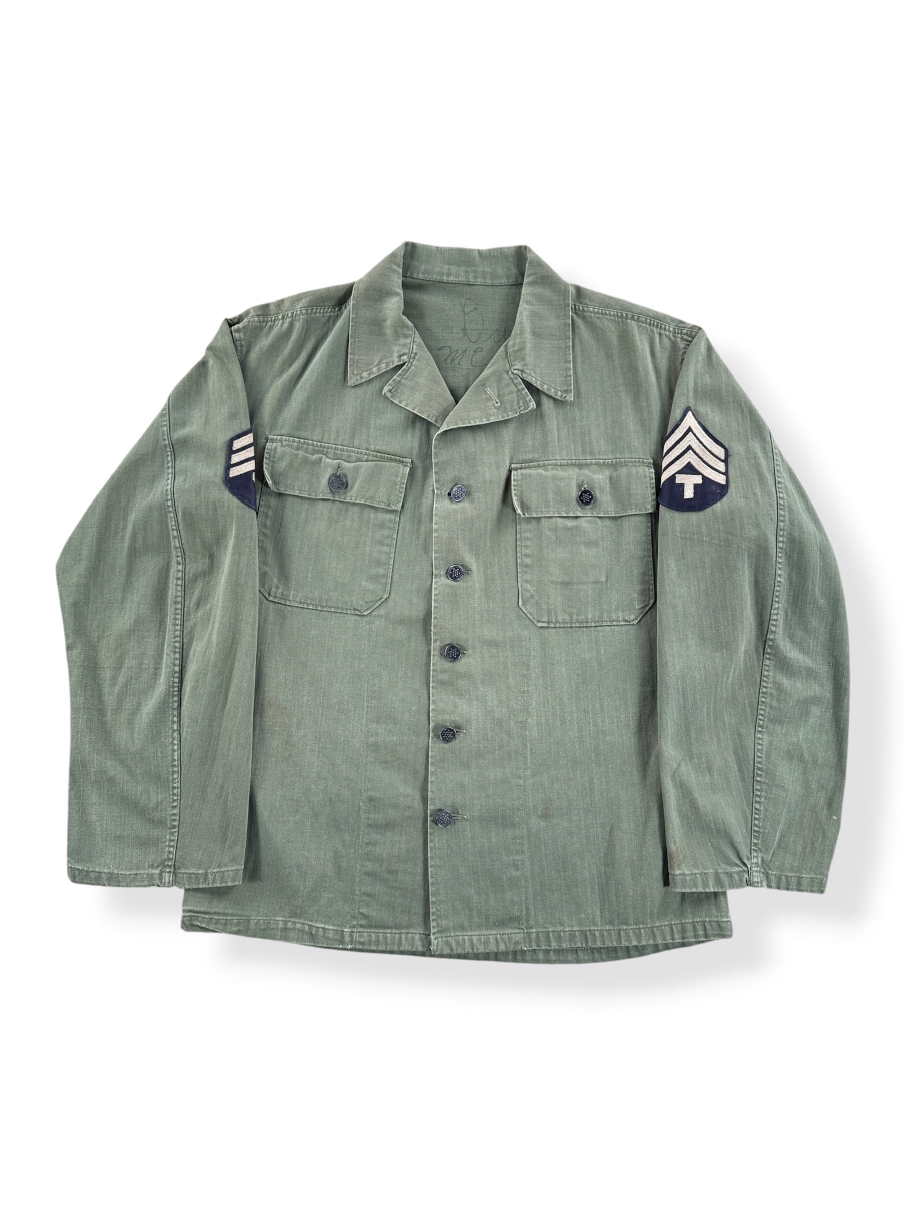 Front of Vintage 13 Star HBT Jacket SZ M