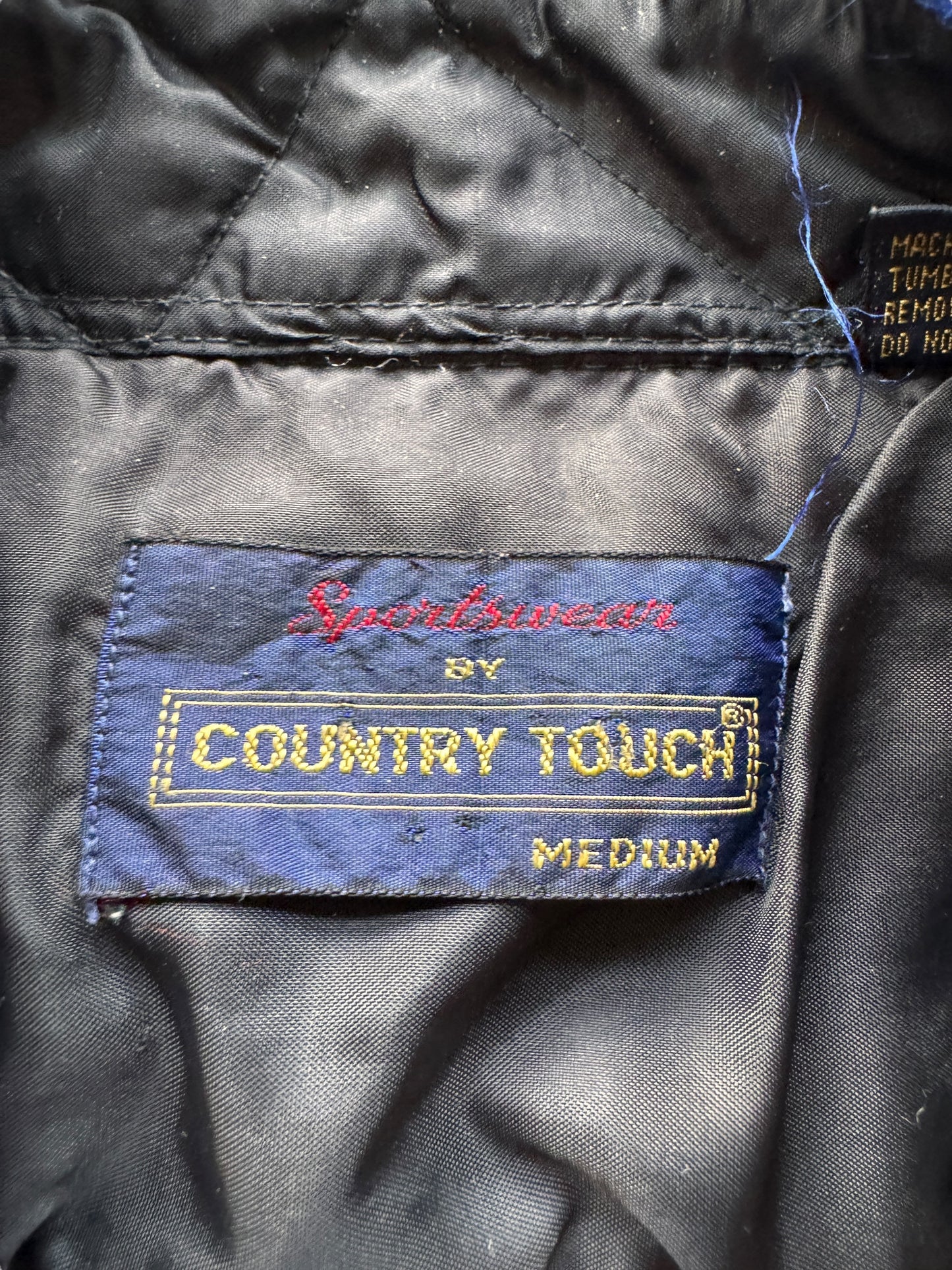 tag on Vintage Country Touch Acrylic Flannel SZ M