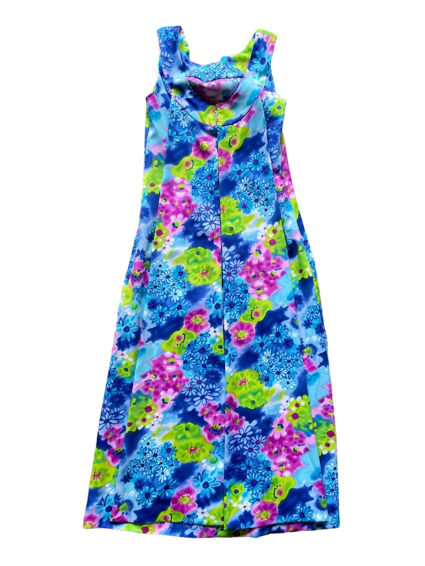 1960s Floral Maxi M-L