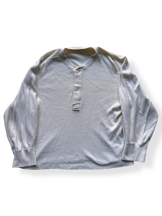 Front of Vintage Boxy Henley SZ L