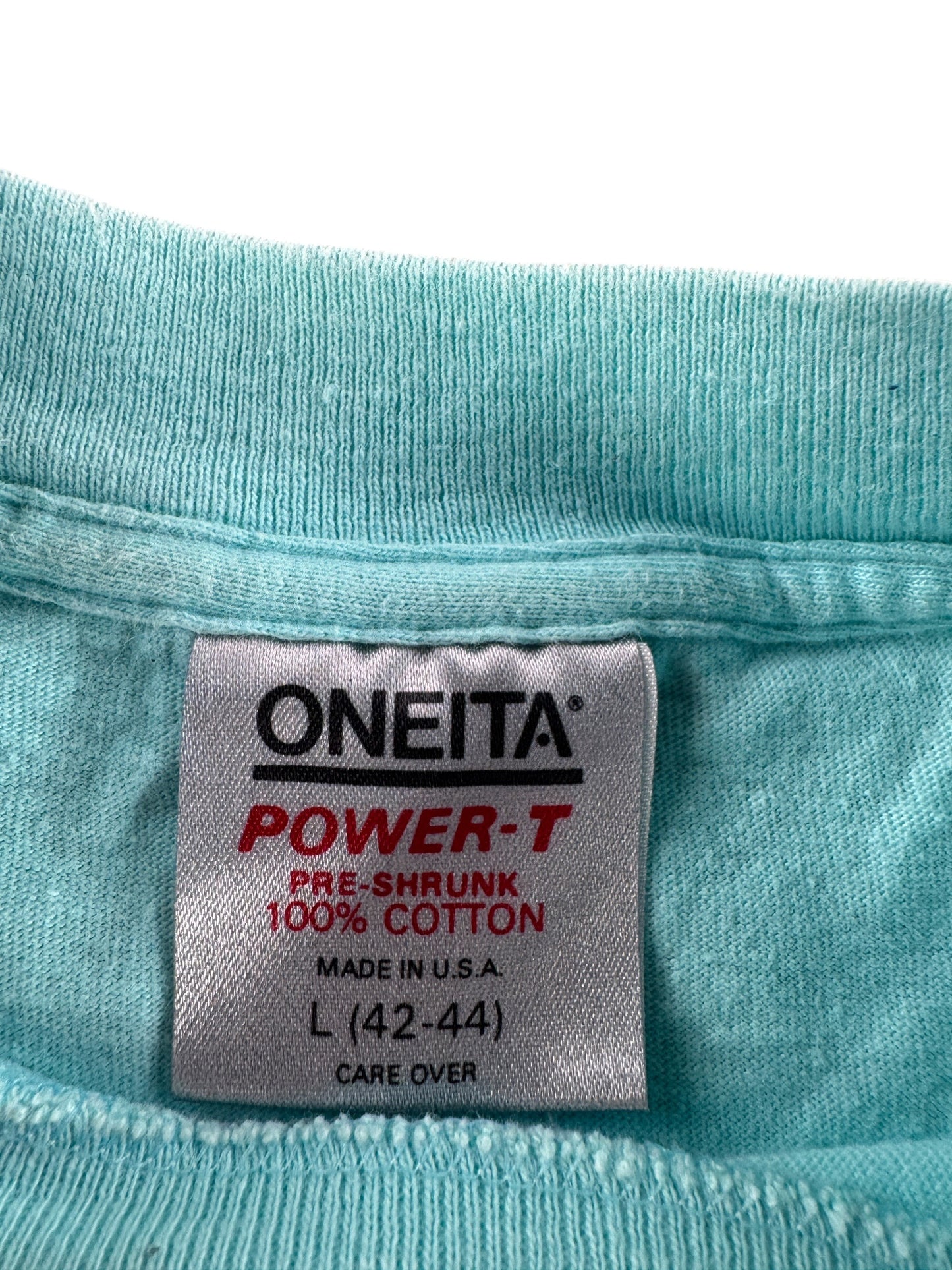 Tag on Vintage Lake Quinault Tee SZ L